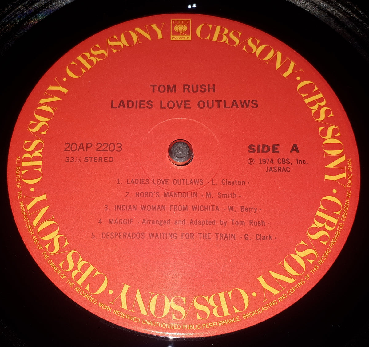 Tom Rush - Ladies Love Outlaws