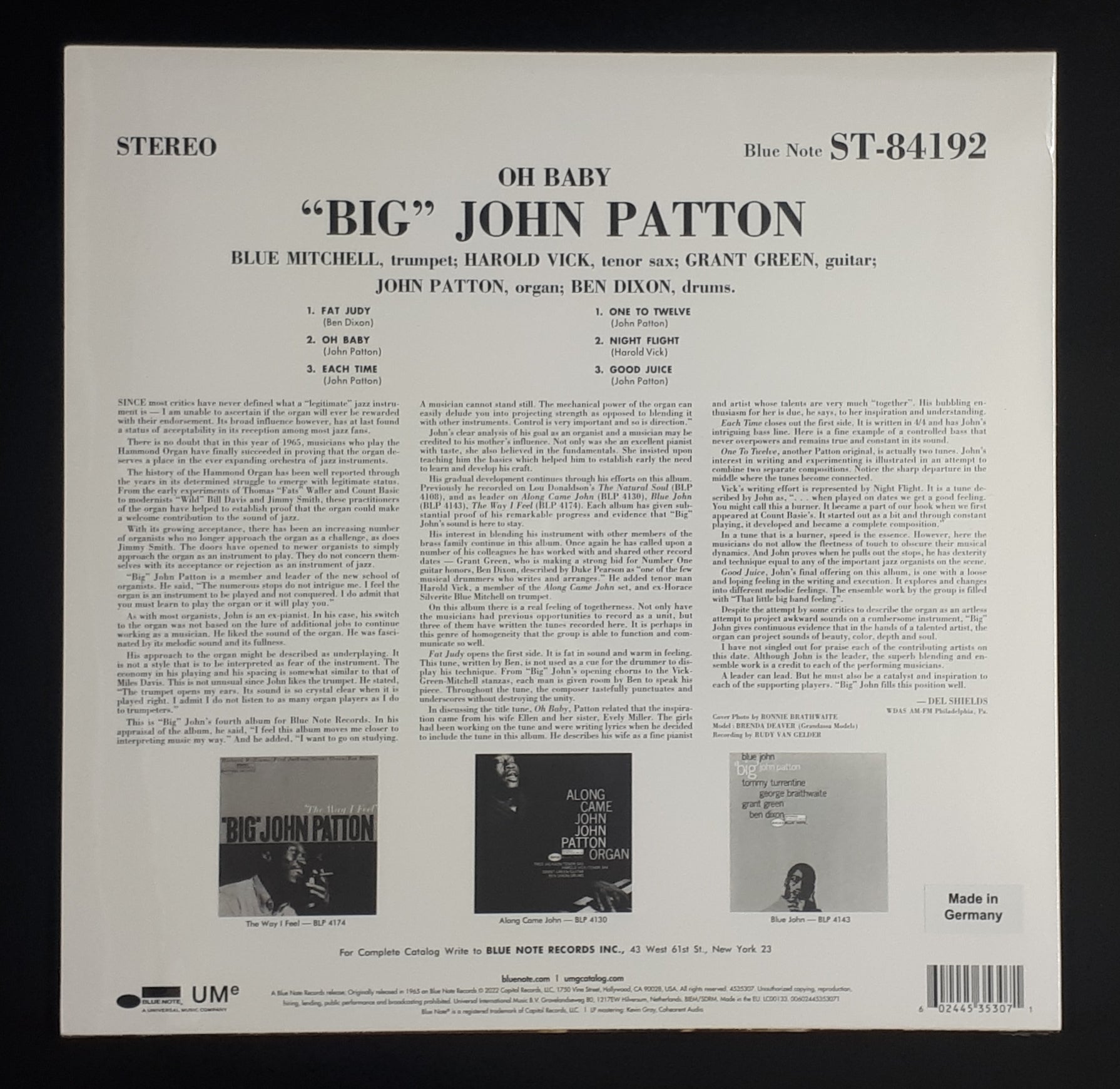 John Patton - Oh Baby!