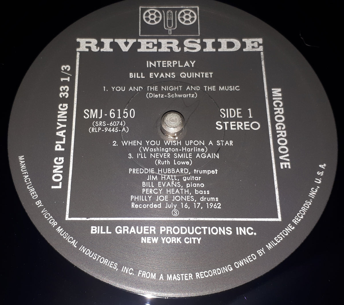 Bill Evans Quintet - Interplay ** Sold **