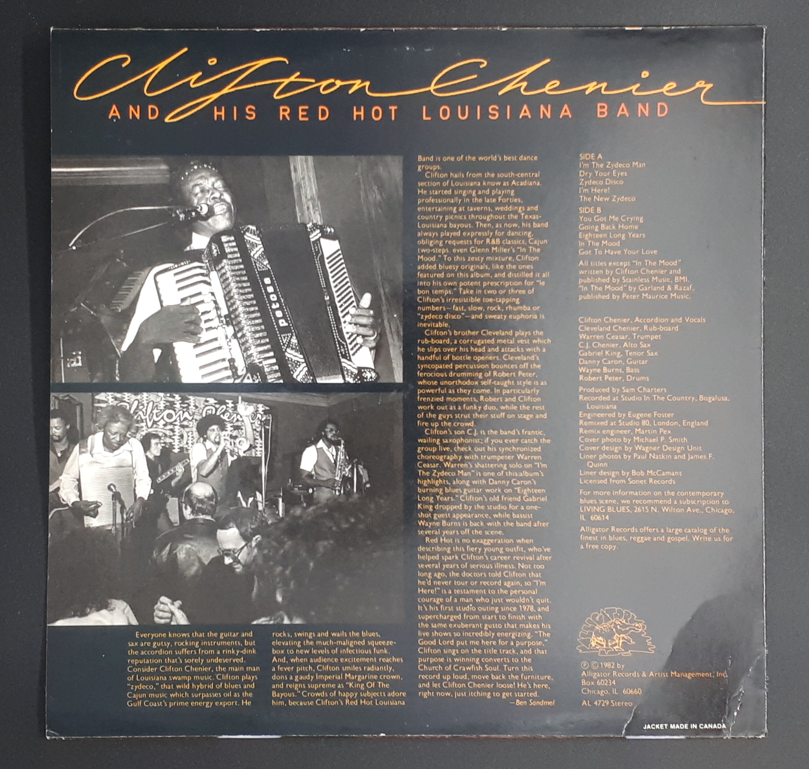Clifton Chenier And His Red Hot Louisiana Band - I'm Here!
