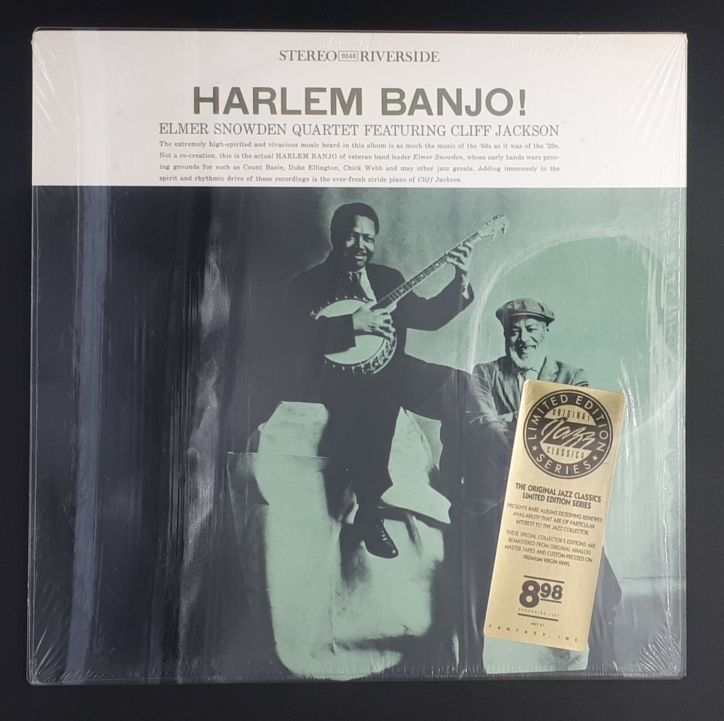 The Elmer Snowden Quartet Featuring Cliff Jackson - Harlem Banjo!