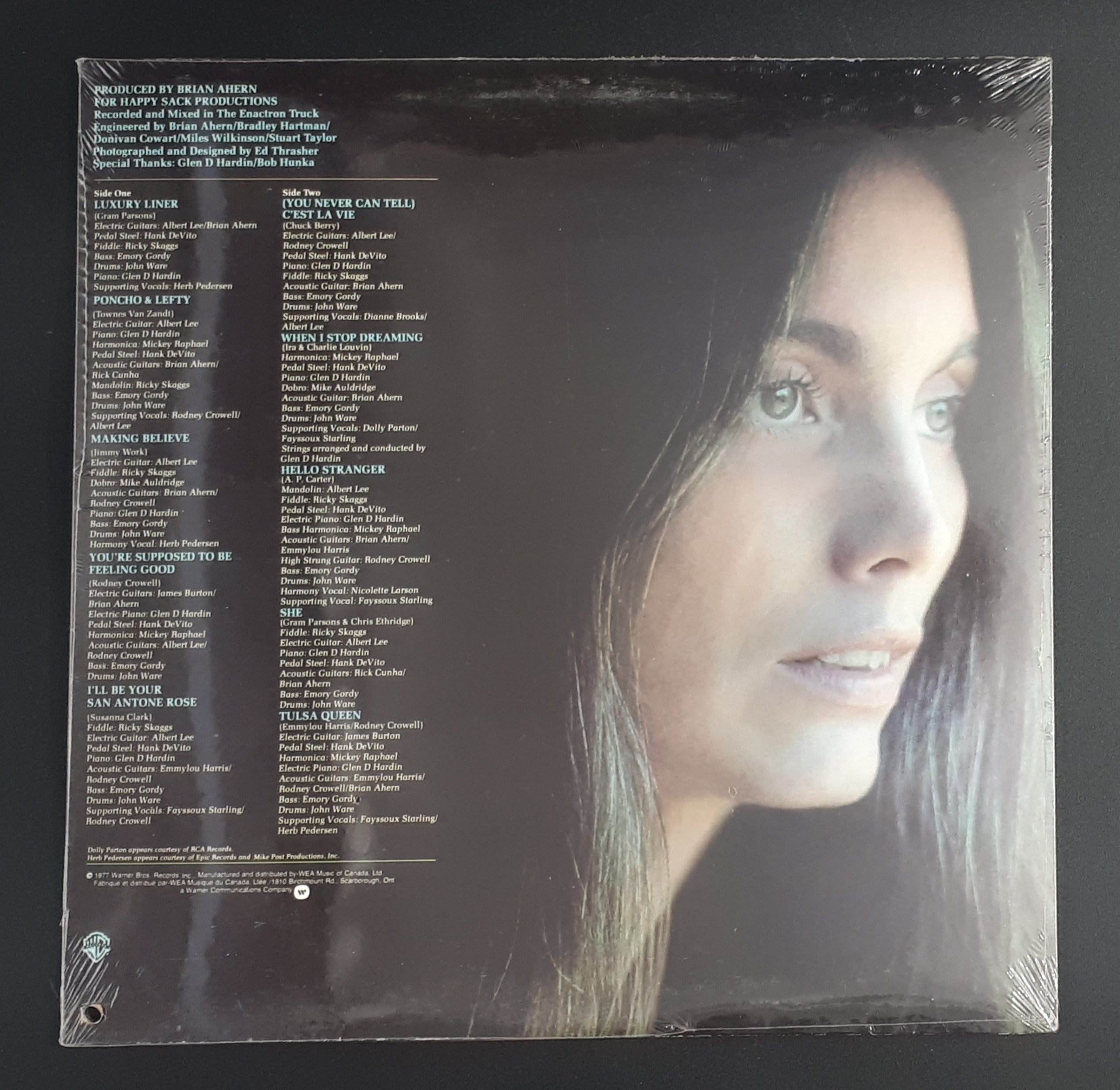 Emmylou Harris - Luxury Liner (Sealed Vintage)