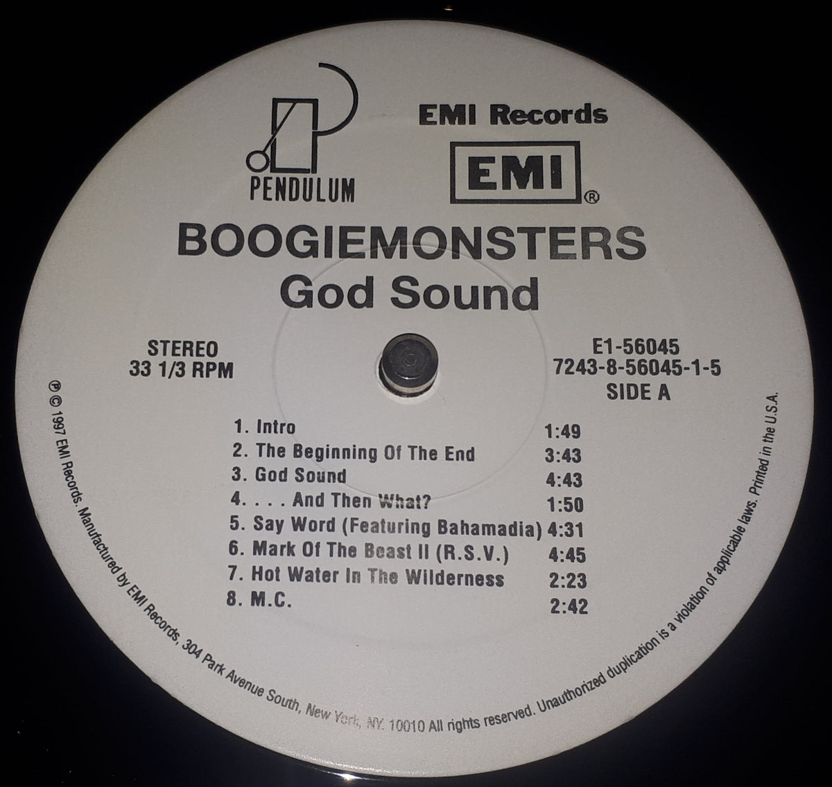 Boogiemonsters - God Sound