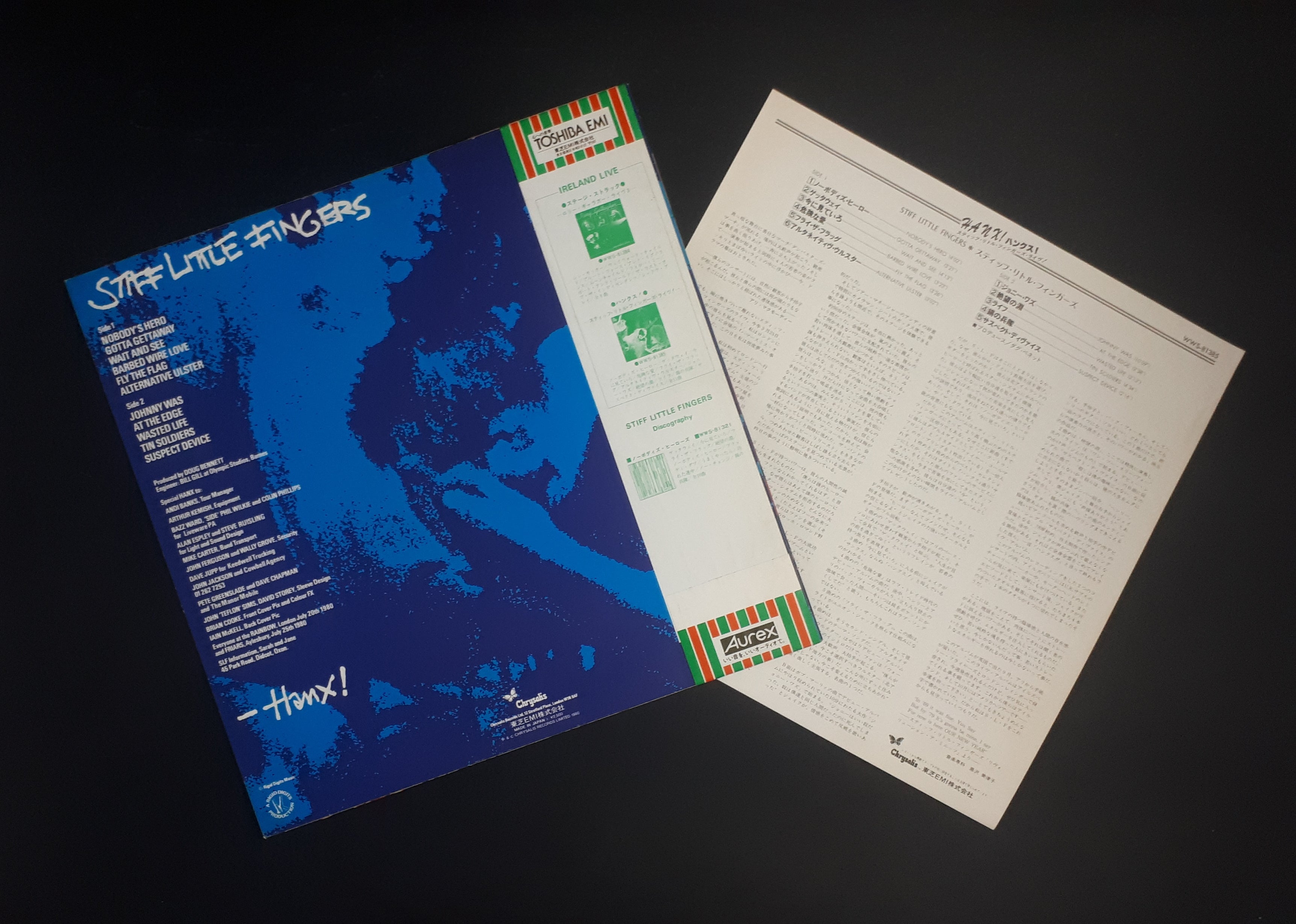 Stiff Little Fingers - Hanx! (White Label Promo)