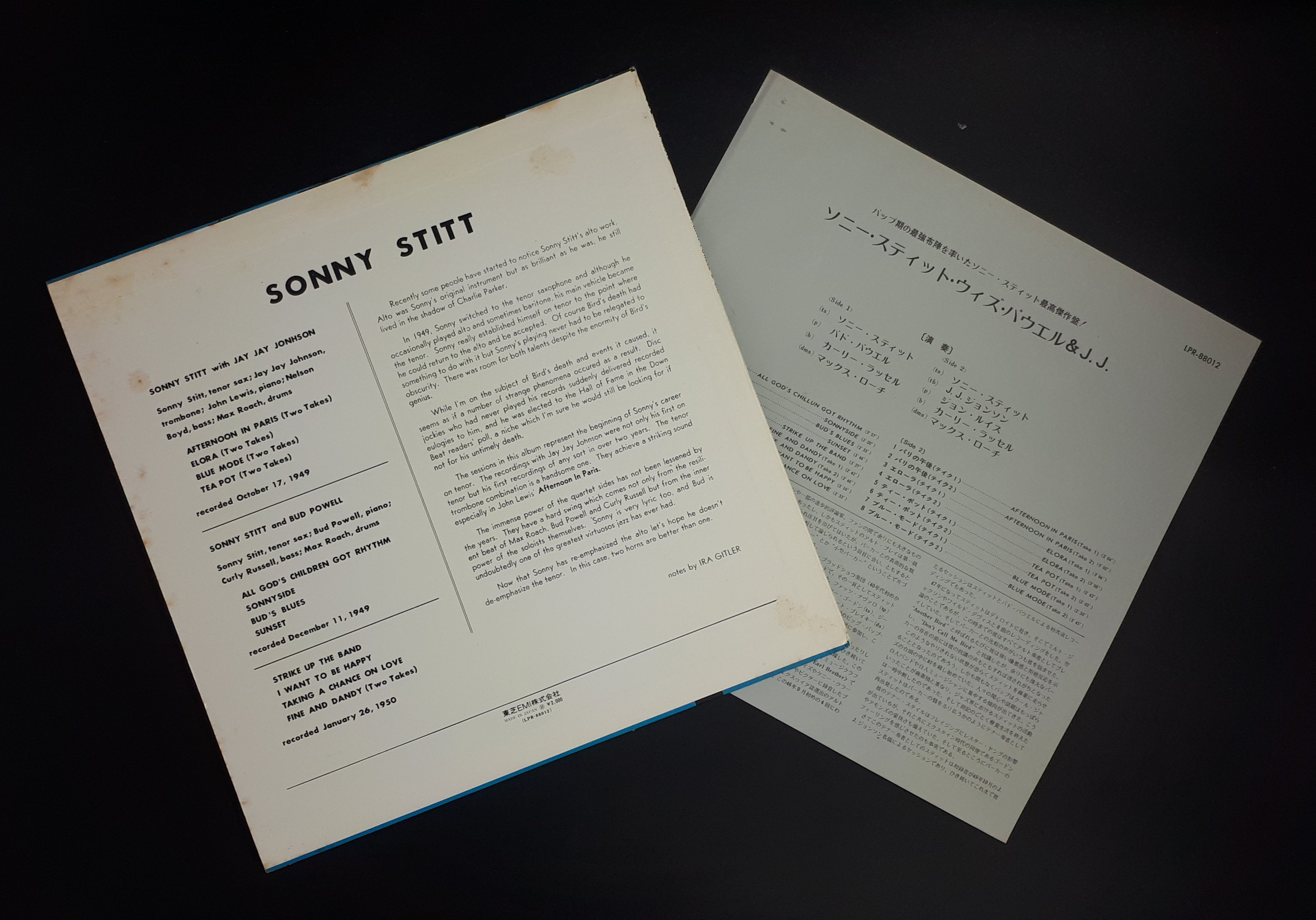 Sonny Stitt / Bud Powell / J.J. Johnson - Sonny Stitt / Bud Powell / J.J. Johnson * Sold *