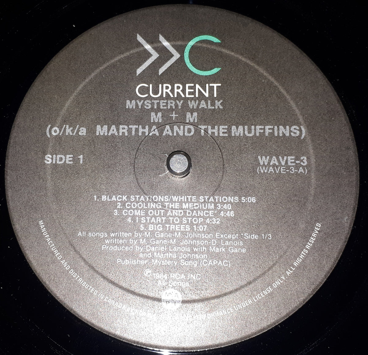 M + M o/k/a Martha And The Muffins - Mystery Walk