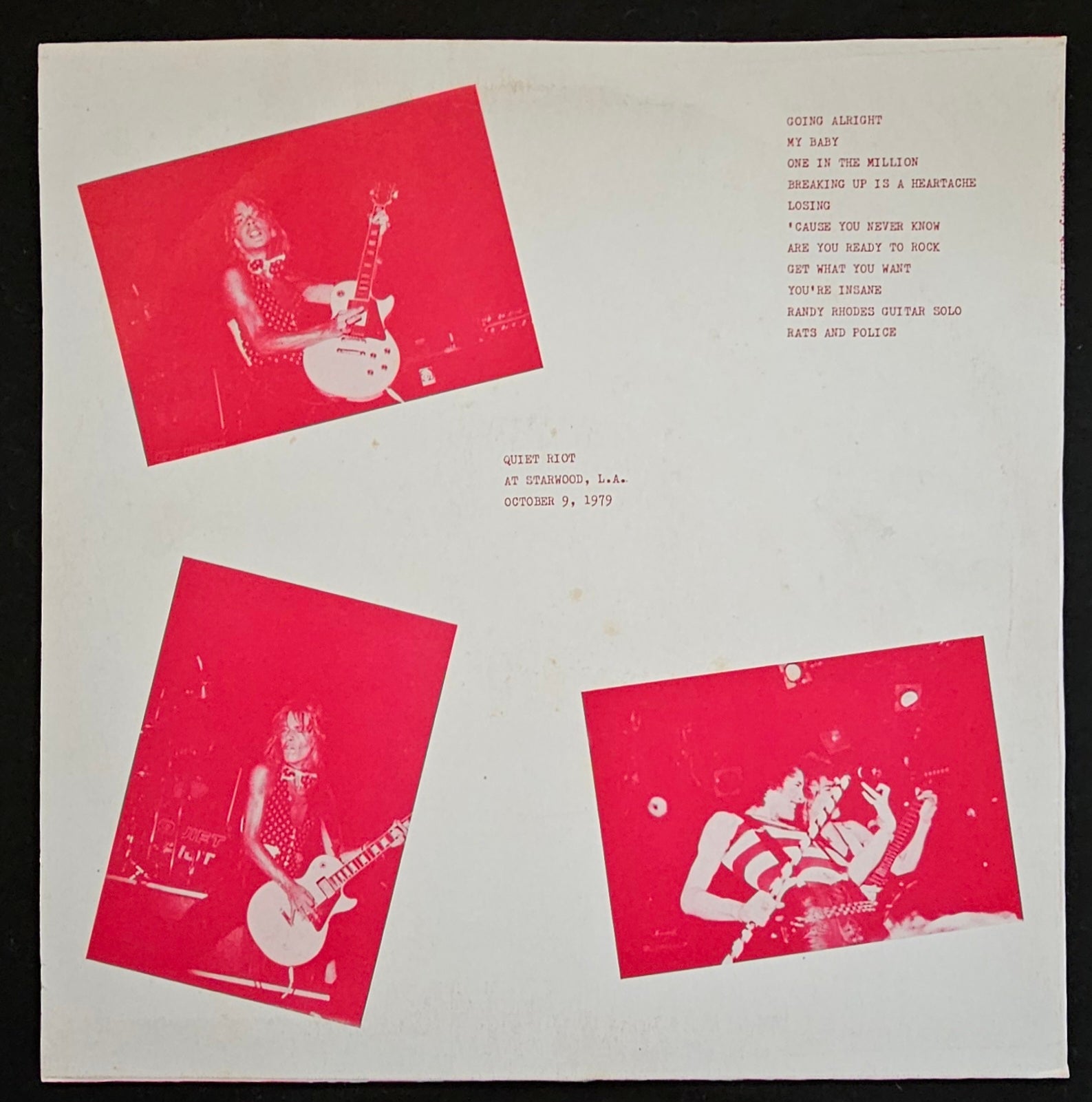 Quiet Riot - The Legendary Quiet Riot - Starwood, L.A.