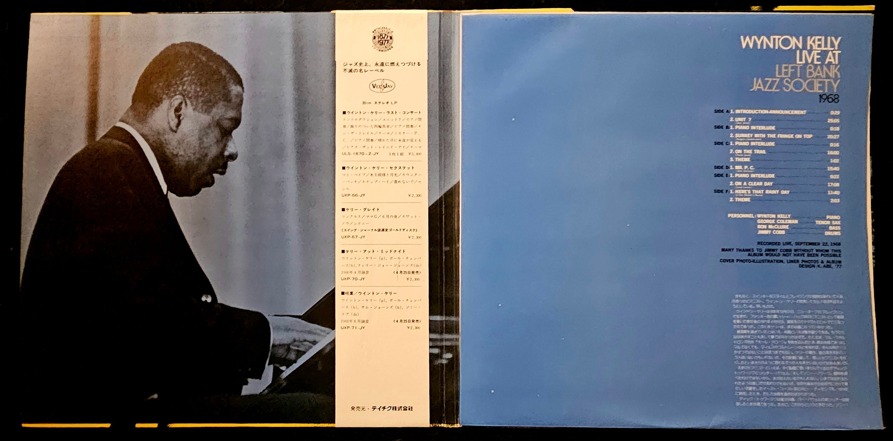 Wynton Kelly - Live At Left Bank Jazz Society 1968 (3 Lp)