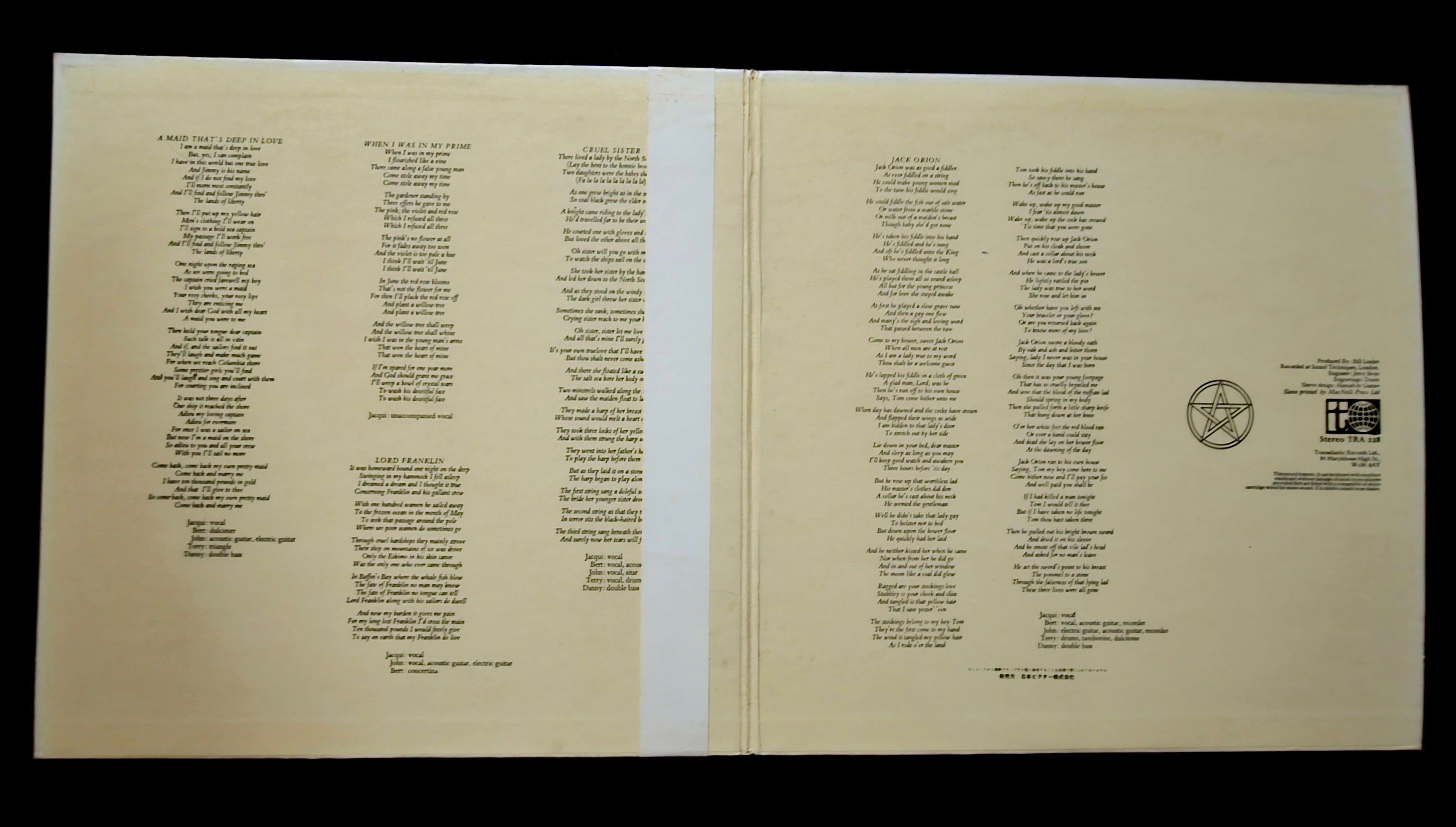 Pentangle - Cruel Sister