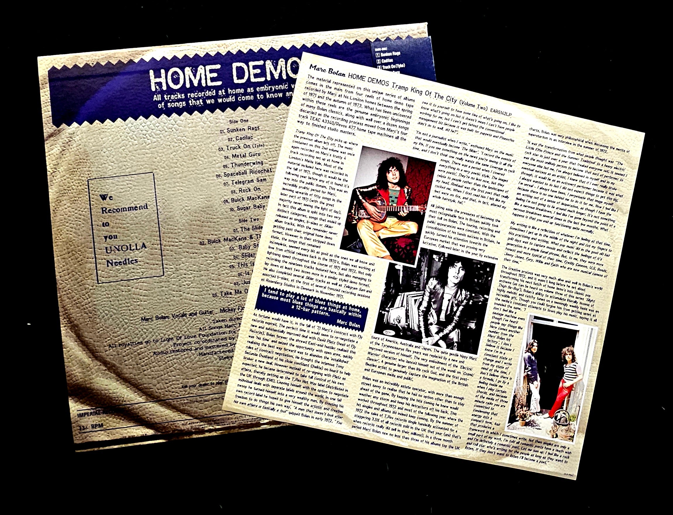 Marc Bolan - Home Demos: Tramp King Of The City Volume 2