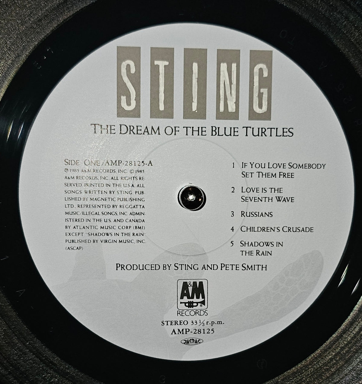 Sting - The Dream Of The Blue Turtles ** Sold **