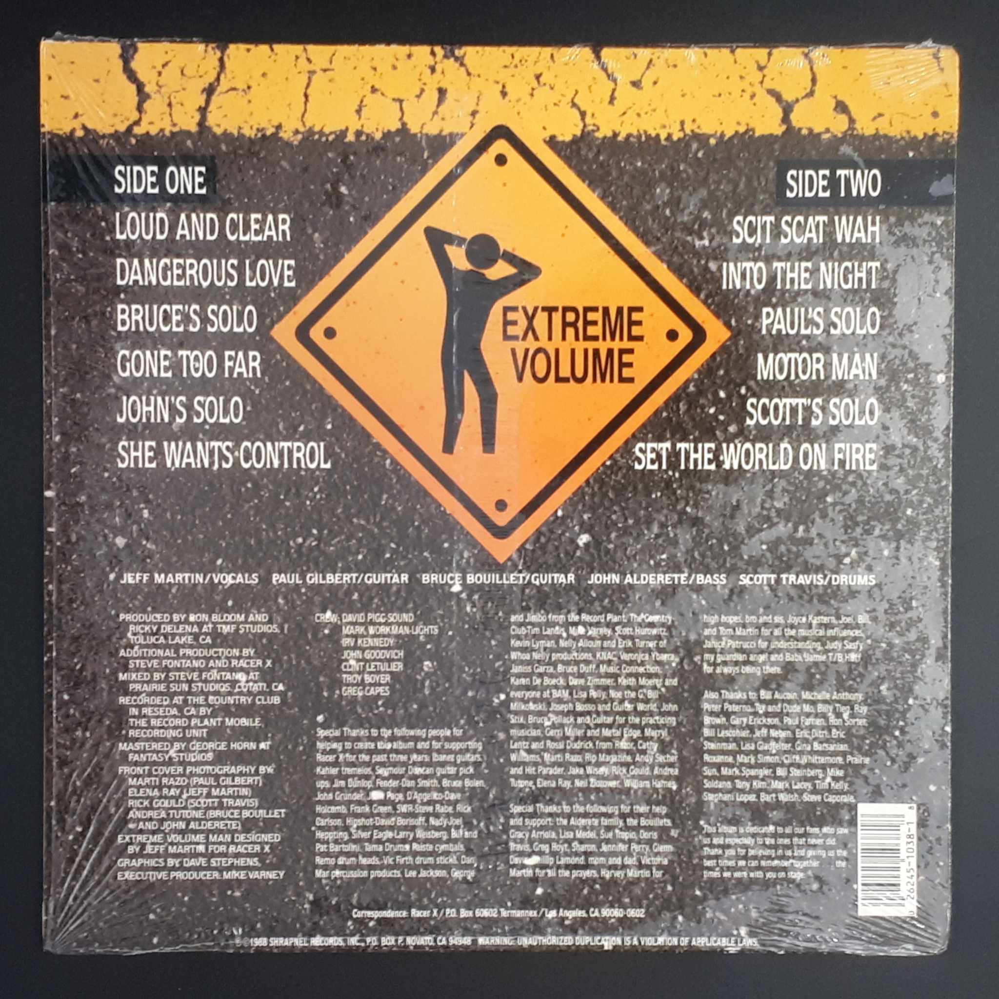 Racer X - Live Extreme Volume ** Sold **