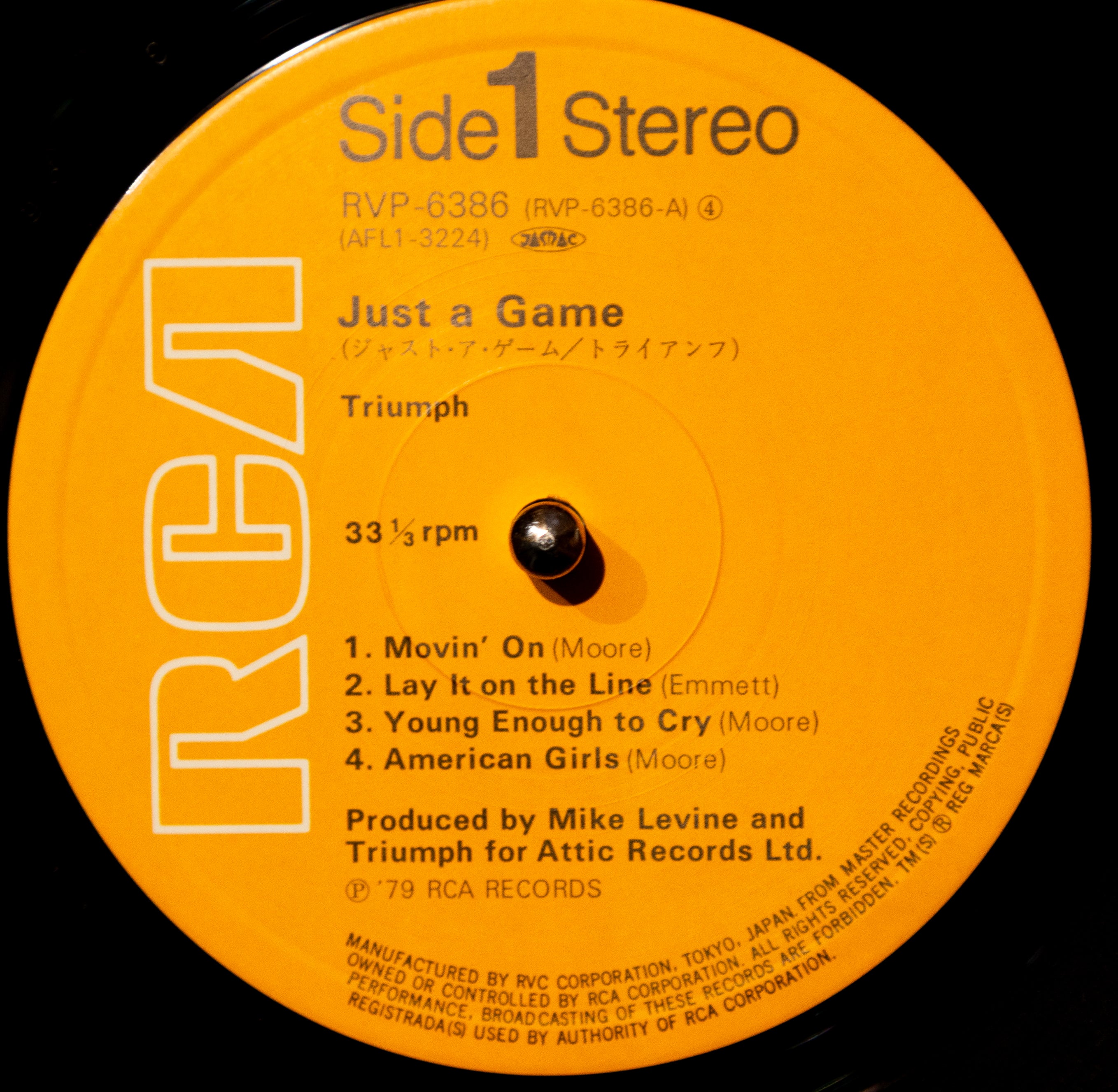 Triumph - Just A Game