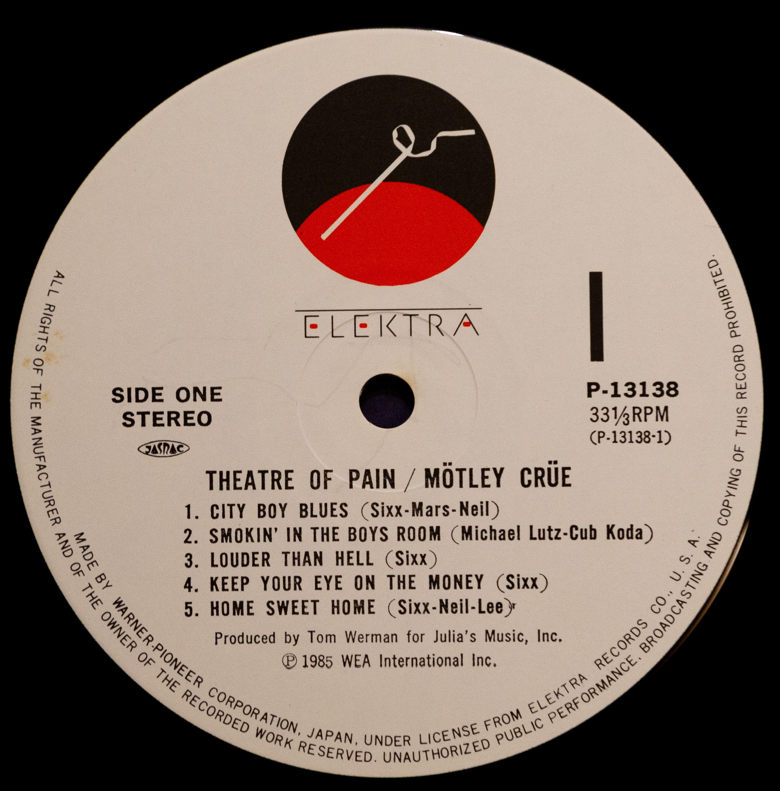 Mötley Crüe - Theatre Of Pain