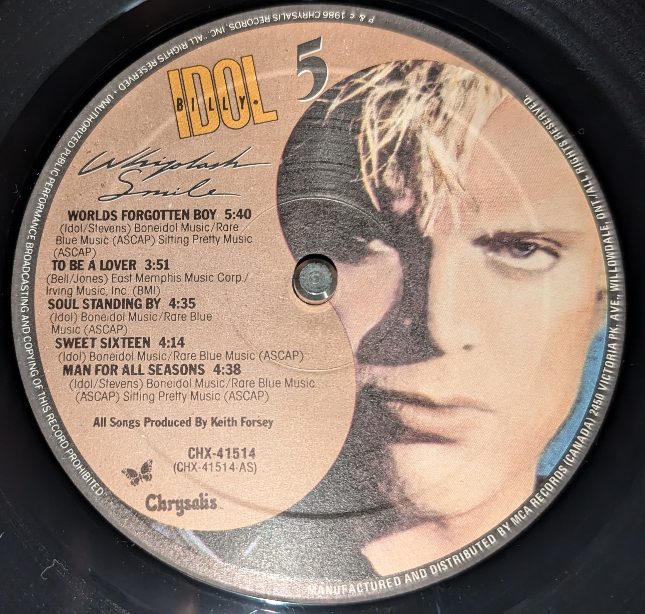 Billy Idol - Whiplash Smile