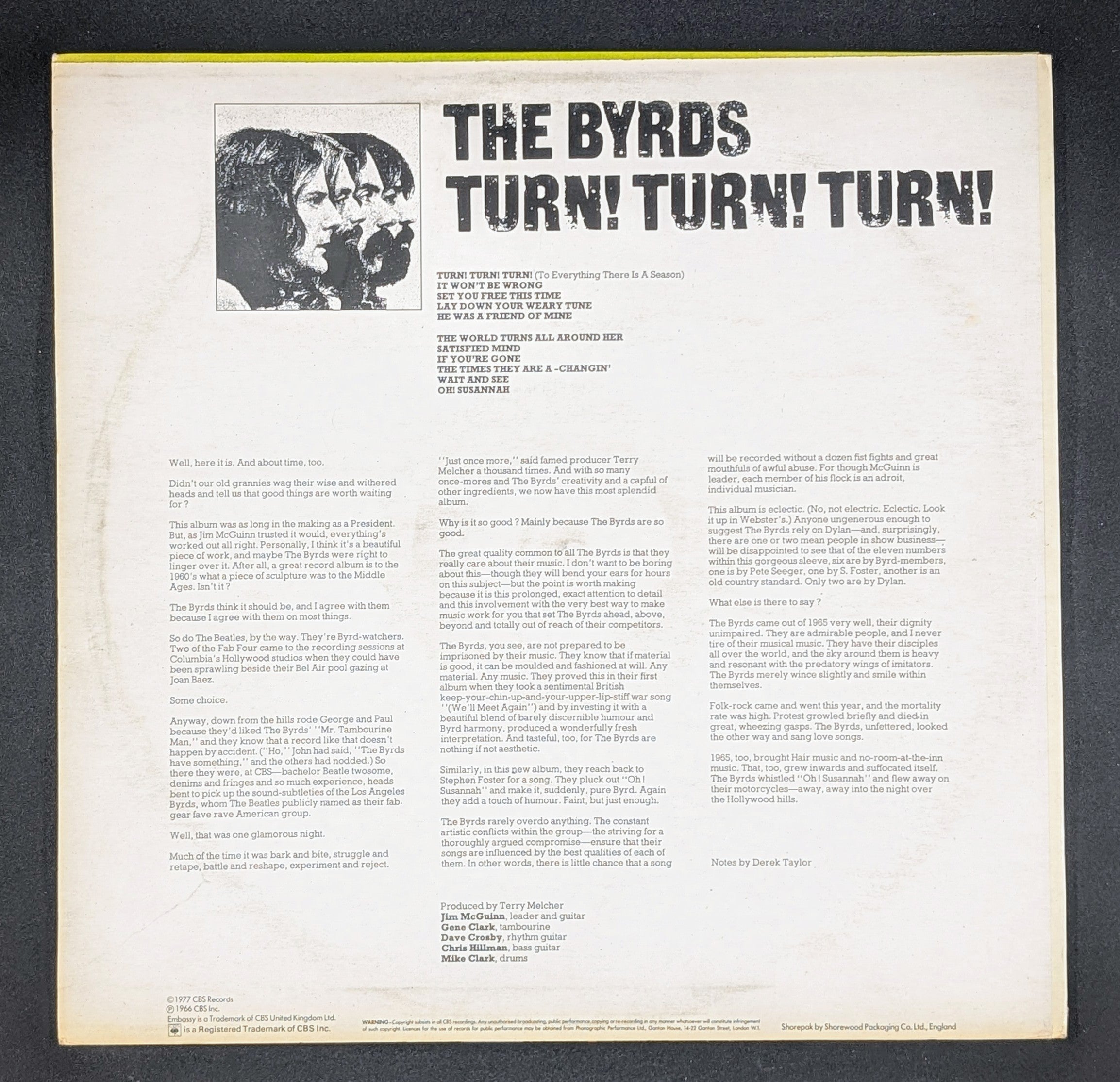 The Byrds - Turn! Turn! Turn!