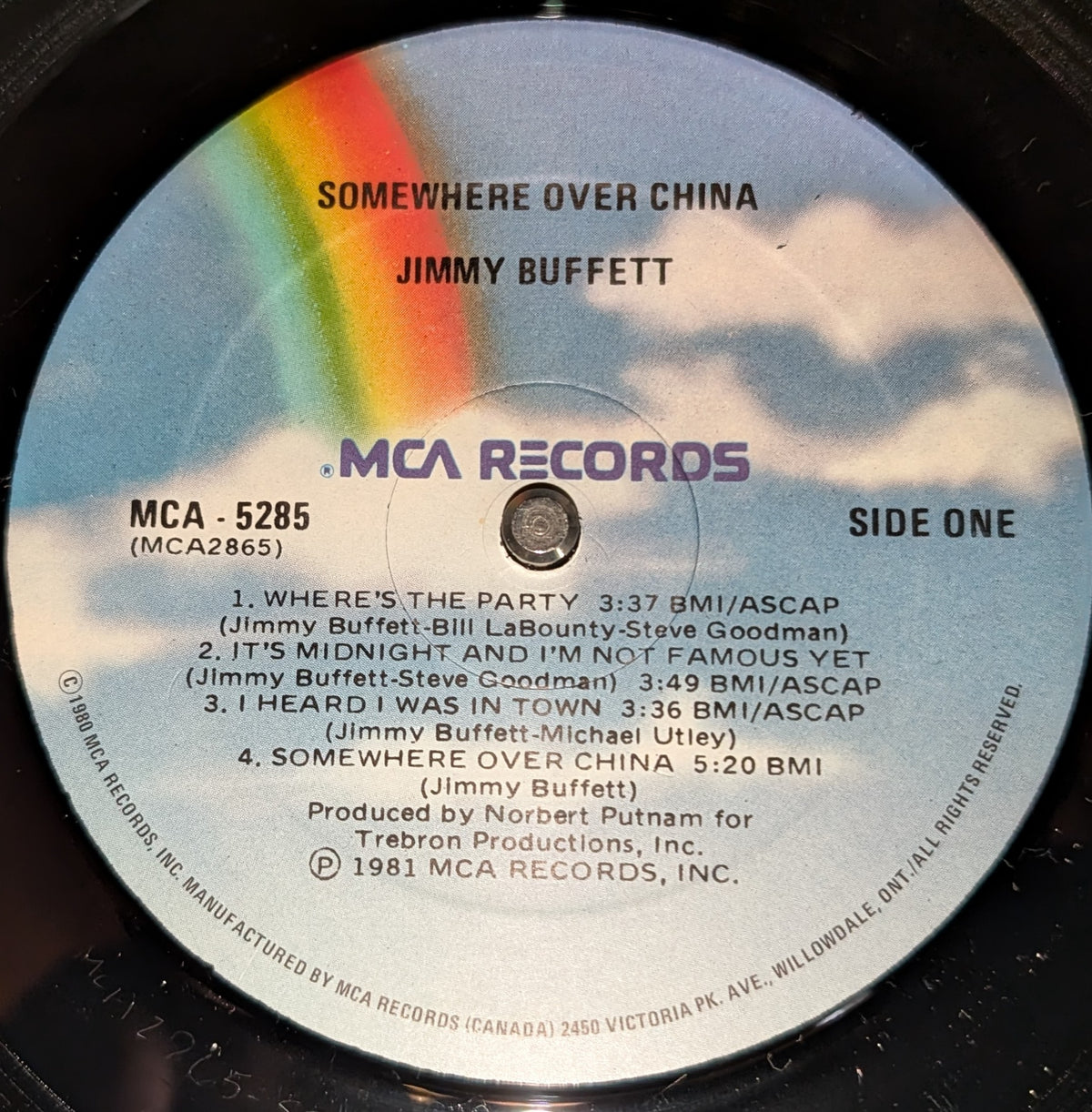 Jimmy Buffett - Somewhere Over China