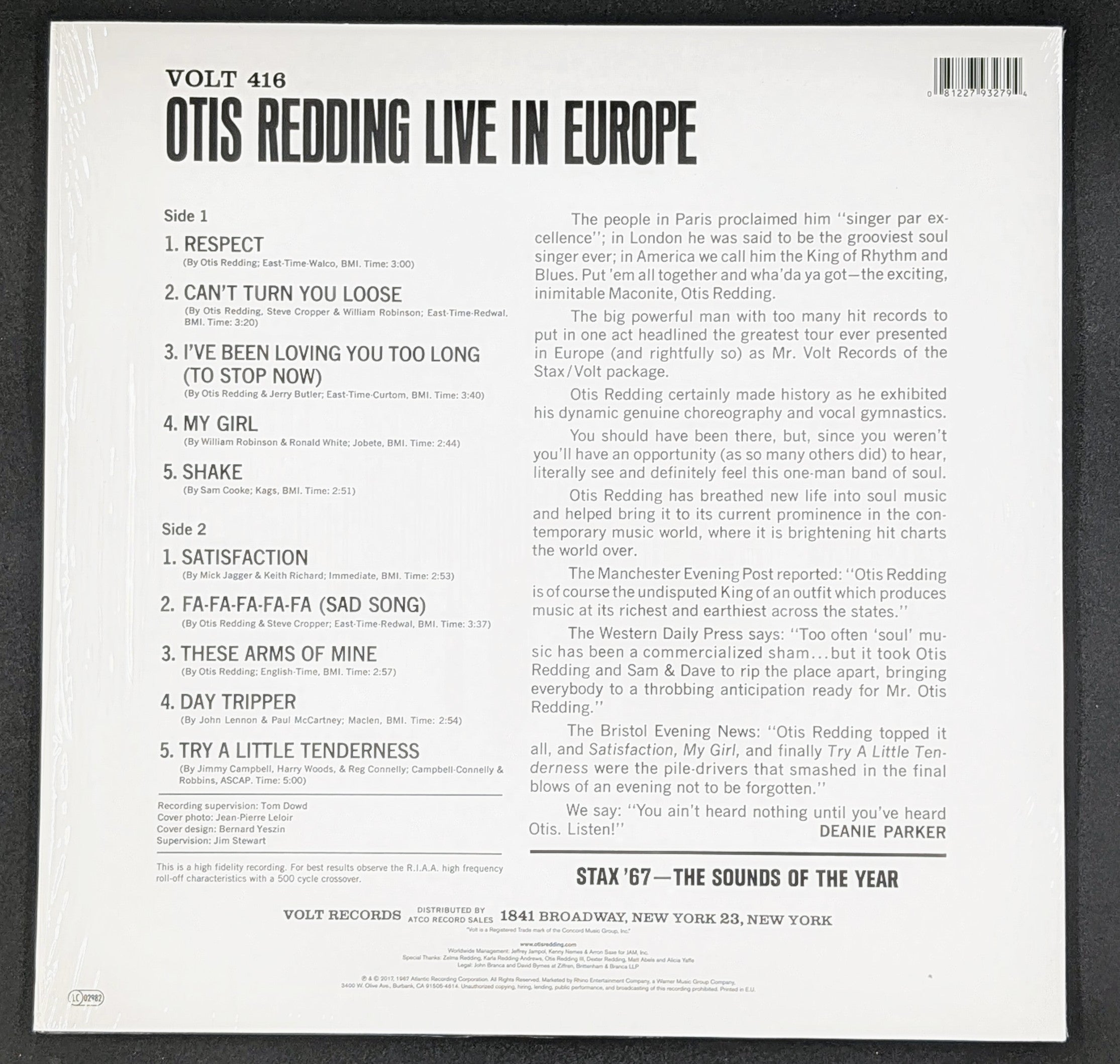 Otis Redding - Otis Redding Live In Europe