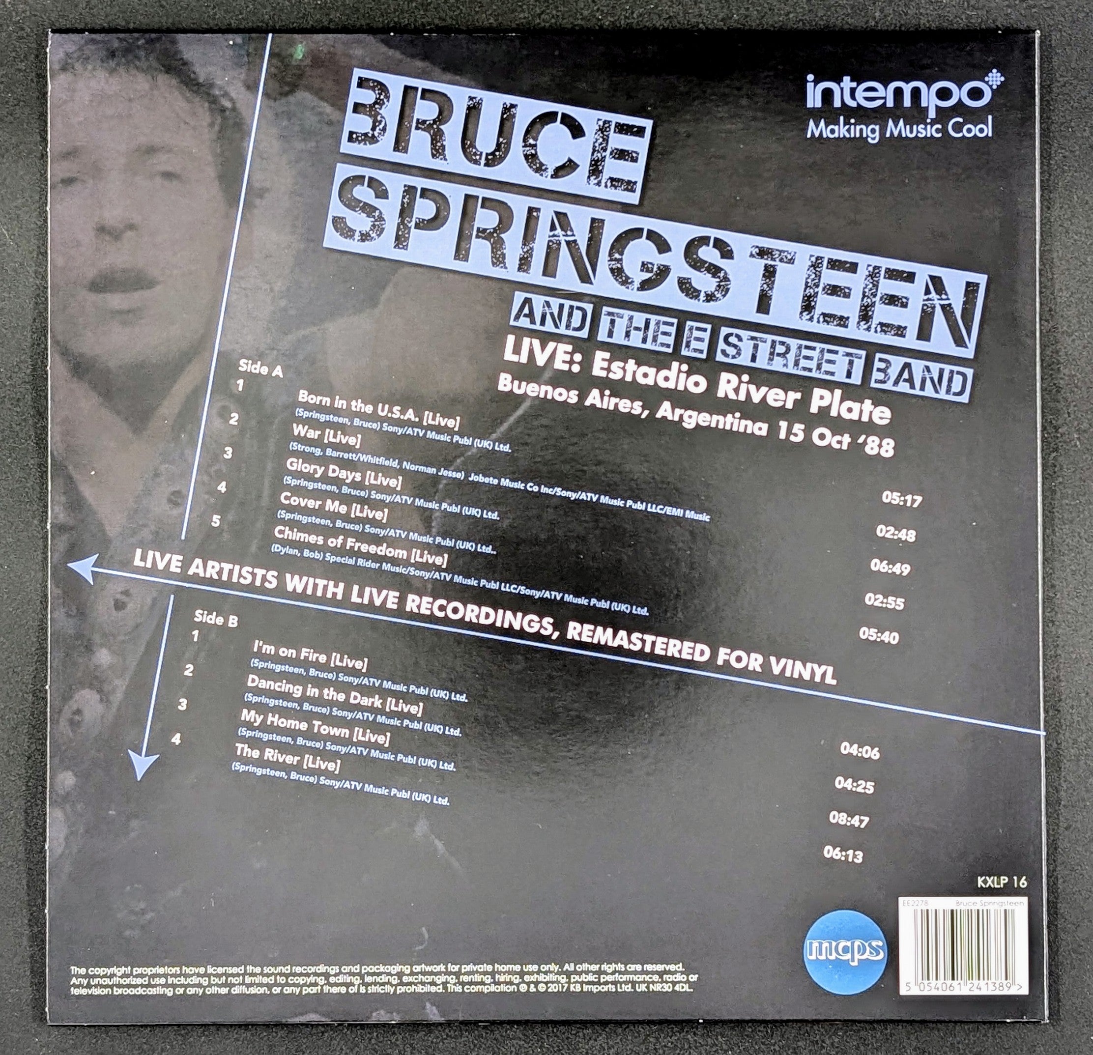 Bruce Springsteen & The E-Street Band - Live: Estadio River Plate Buenos Aires, Argentina 15 Oct '88