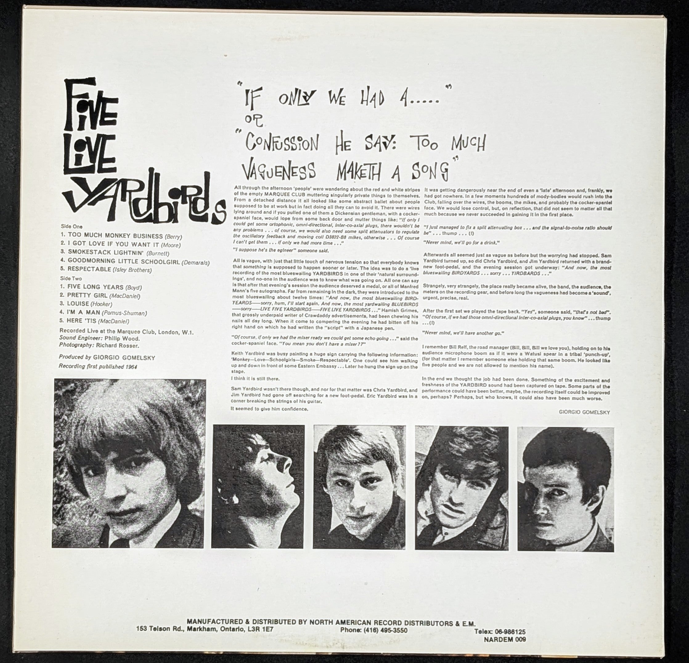 The Yardbirds - Five Live Yardbirds