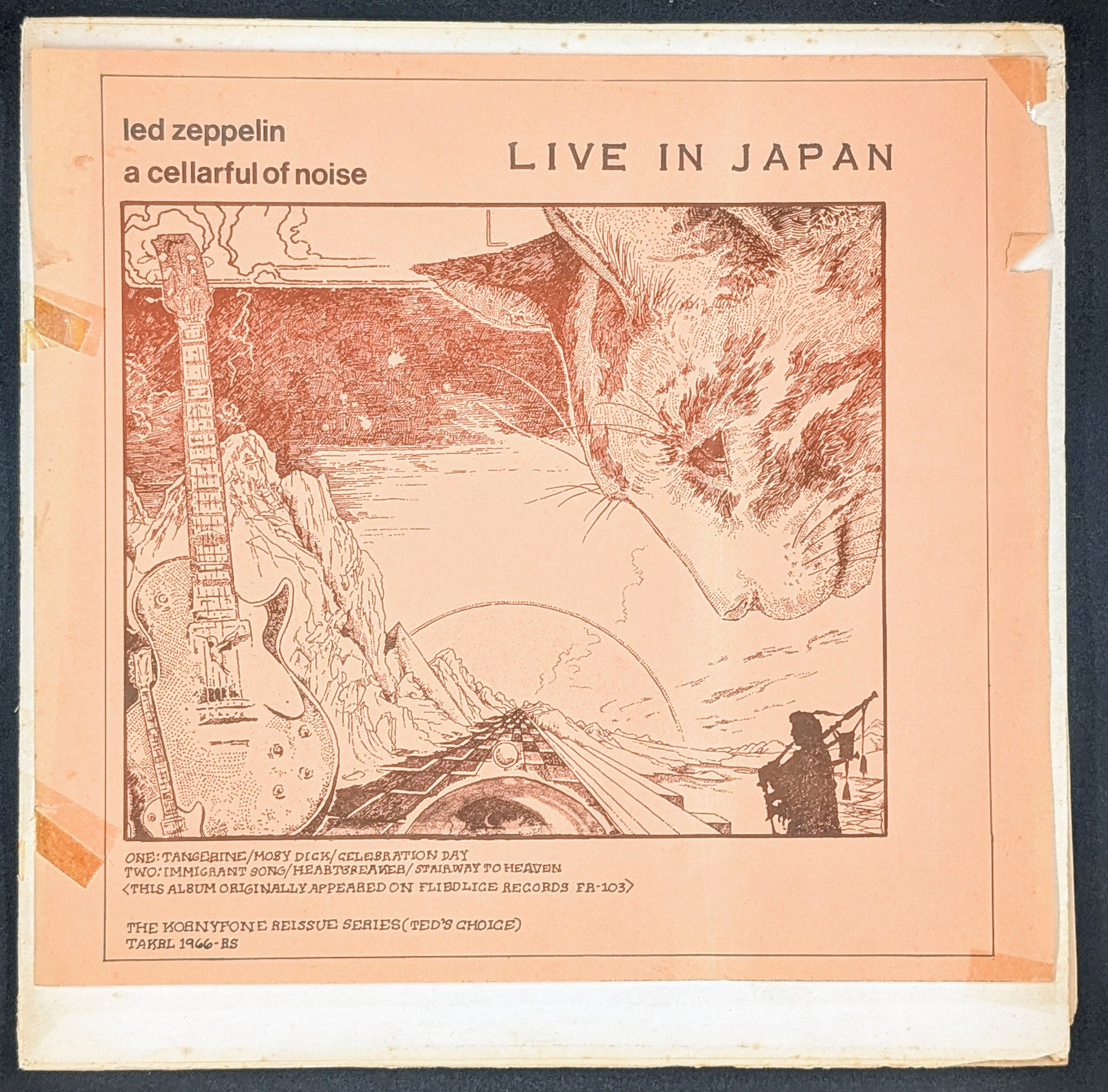 Led Zeppelin - A Cellarful Of Noise - Live In Japan ** Sold **