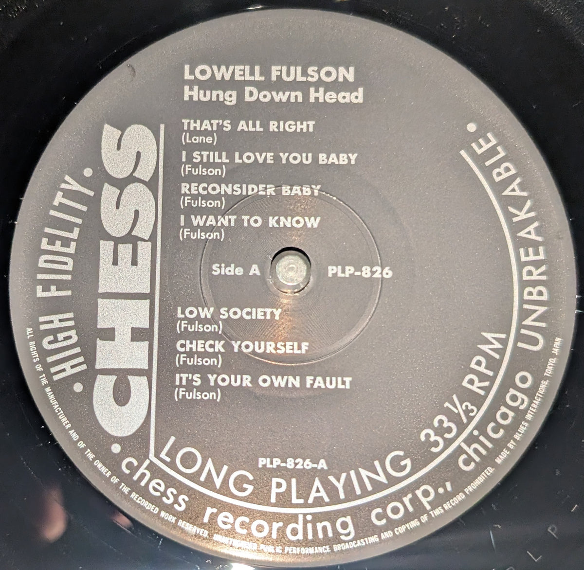Lowell Fulson - Hung Down Head
