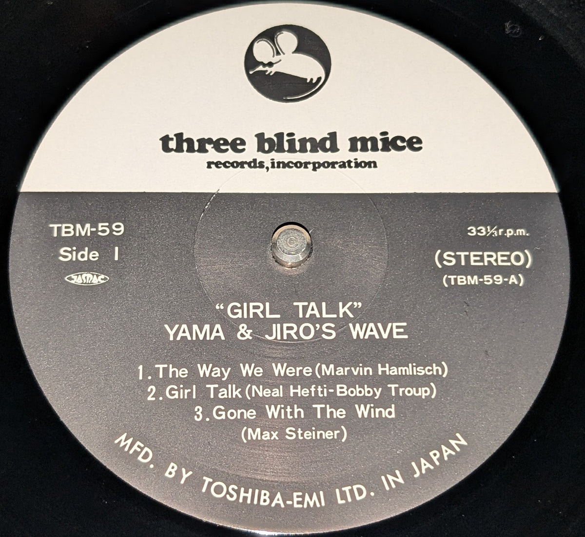 Yama & Jiro's Wave - Girl Talk (1st Press)