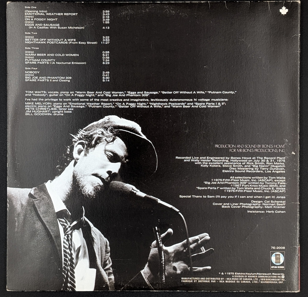 Tom Waits - Nighthawks At The Diner