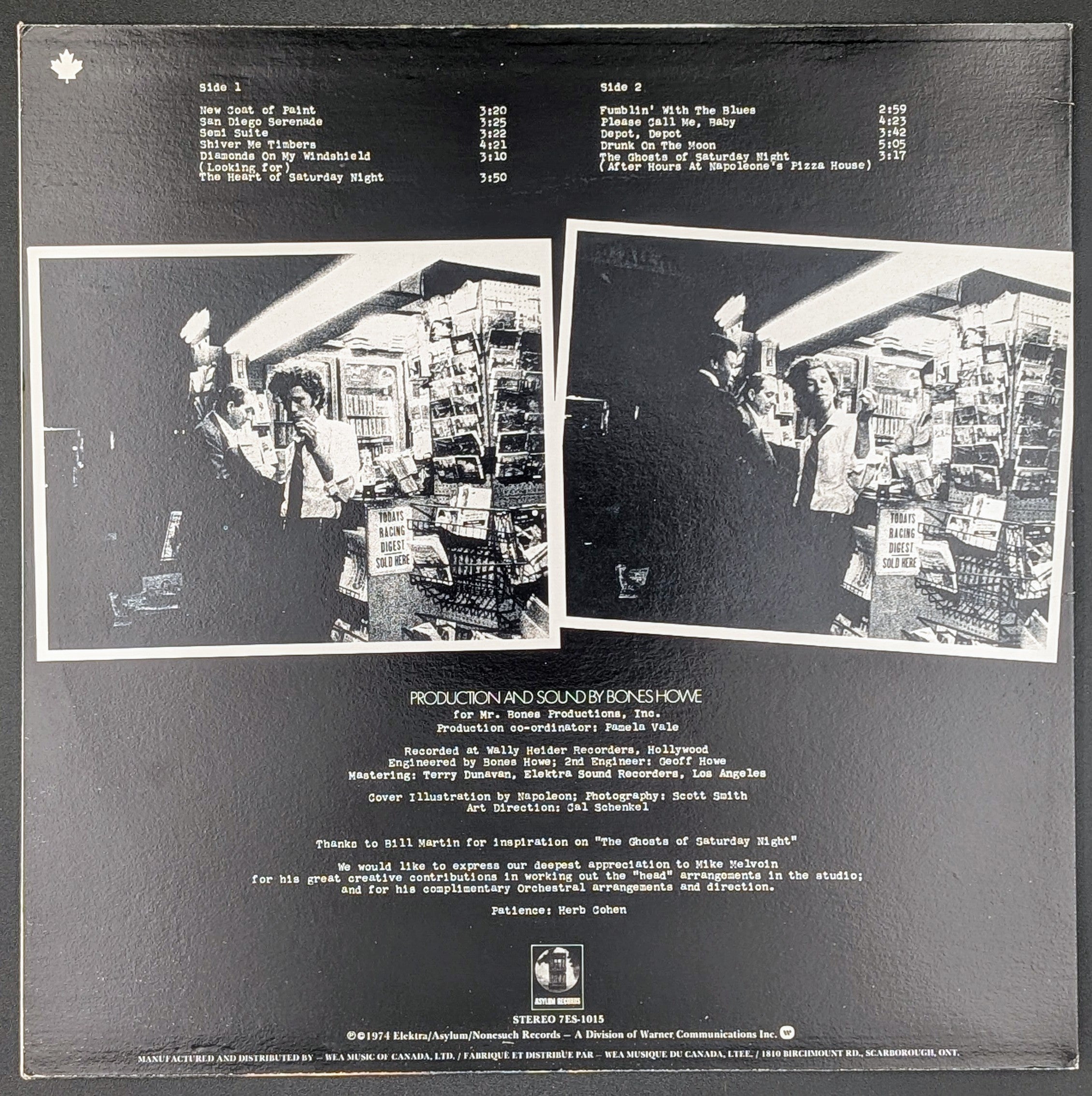 Tom Waits - The Heart Of Saturday Night