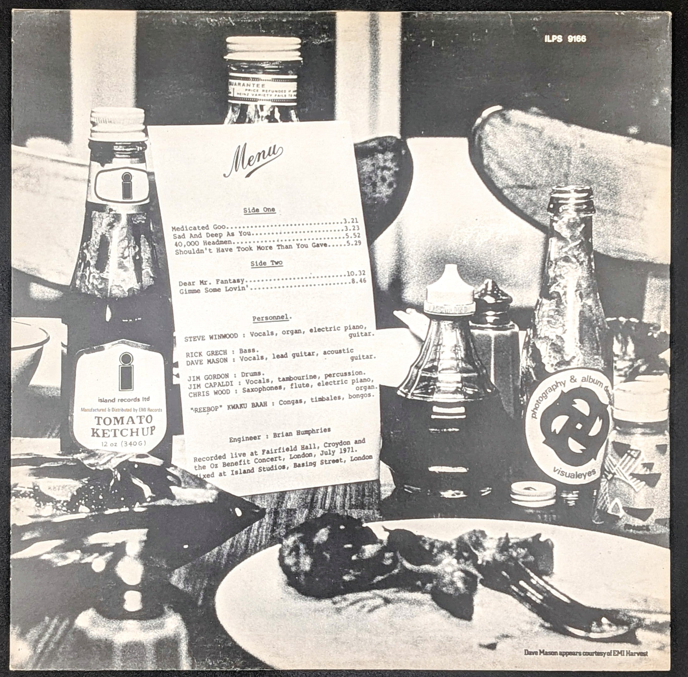 Traffic - Welcome To The Canteen