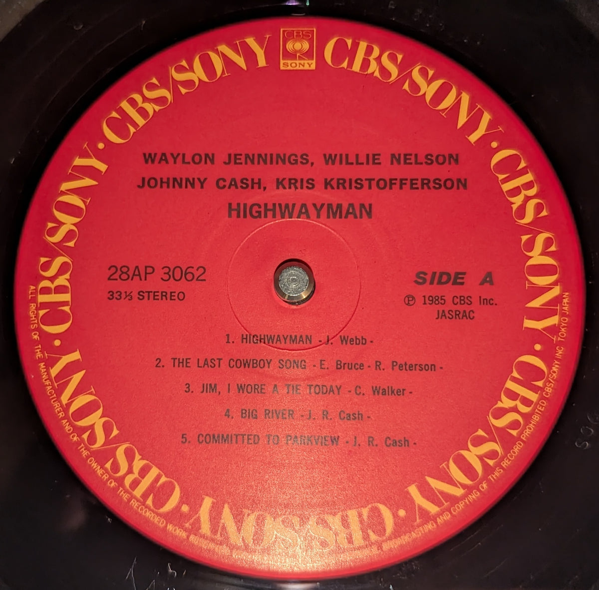 Waylon Jennings • Willie Nelson • Johnny Cash • Kris Kristofferson - Highwayman 7 7