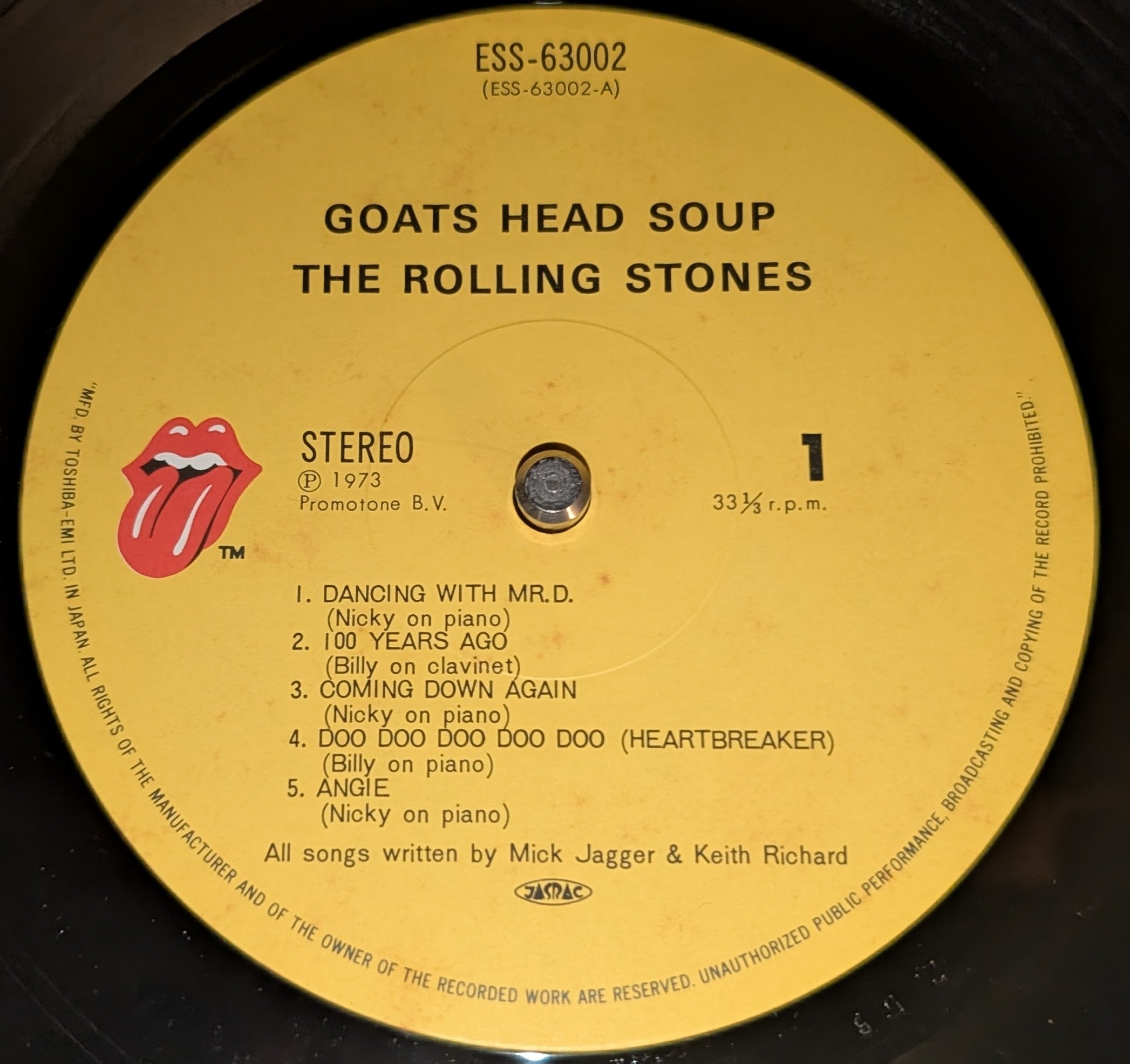 The Rolling Stone - Goats Head Soup