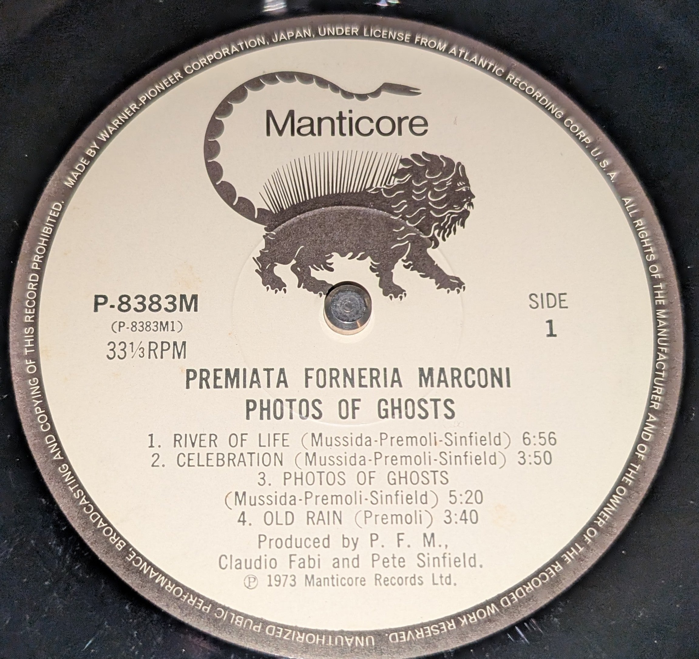 Premiata Forneria Marconi - Photos Of Ghosts