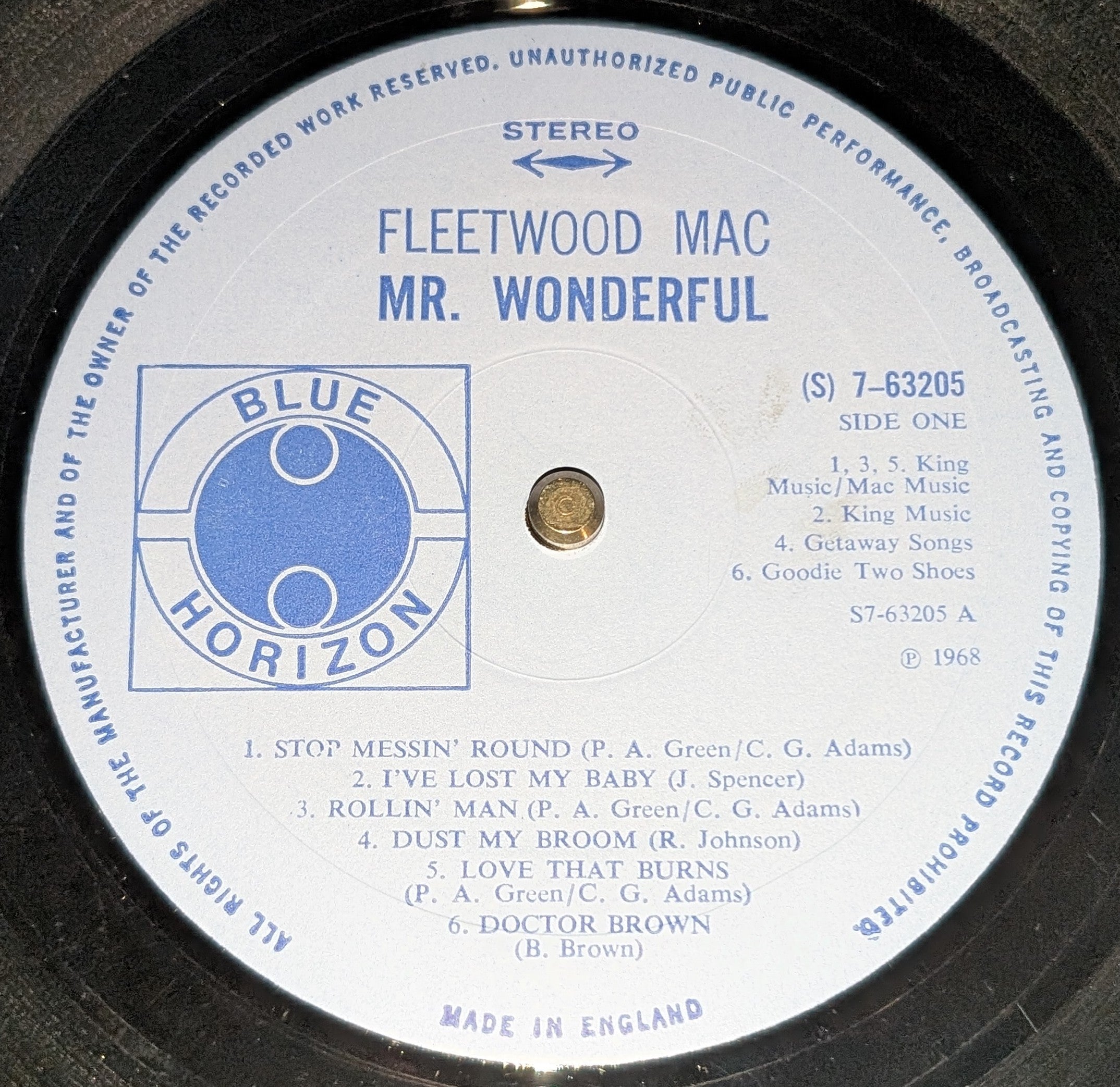 Fleetwood Mac - Mr. Wonderful * Sold *