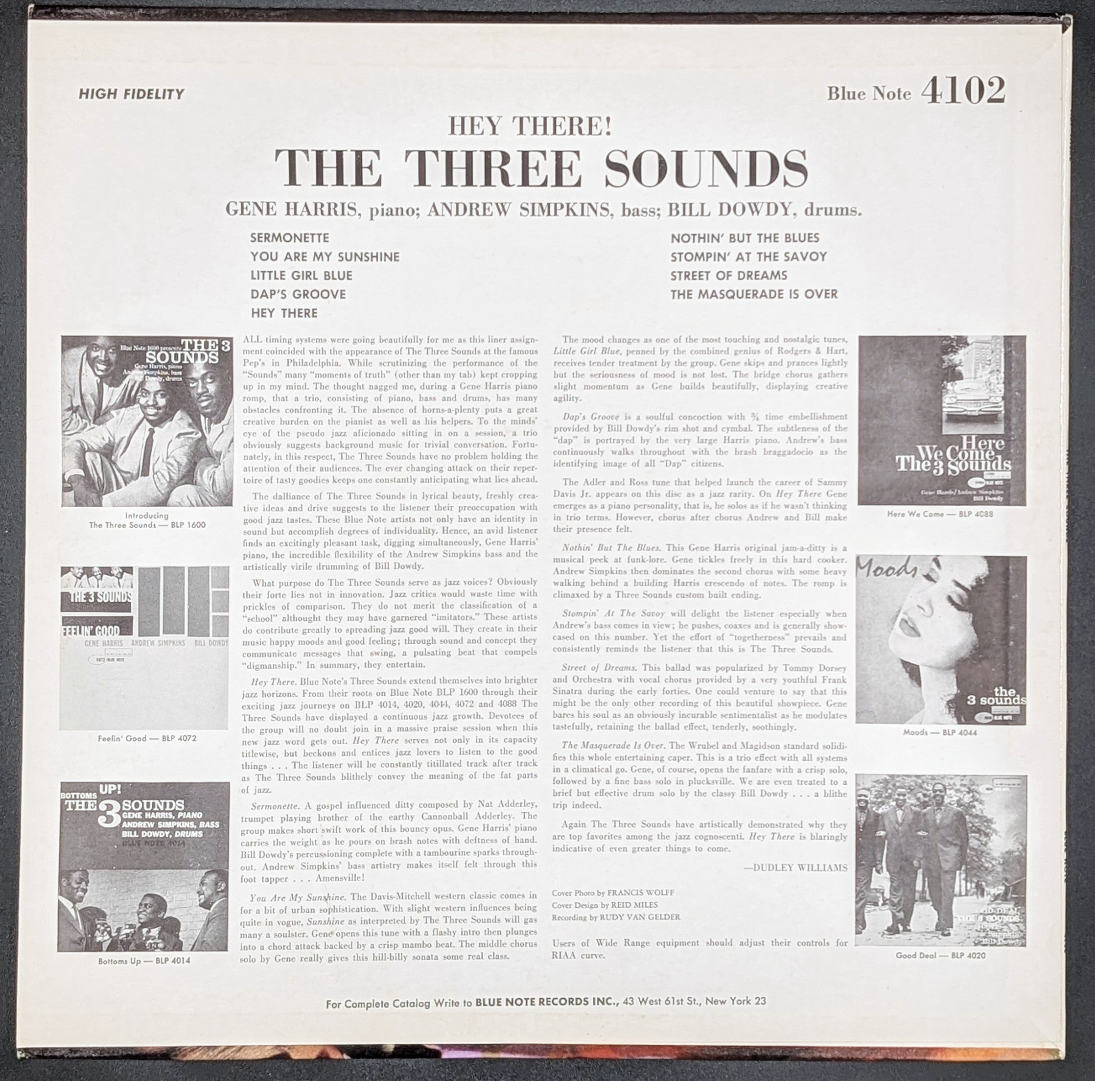 The Three Sounds - Hey There