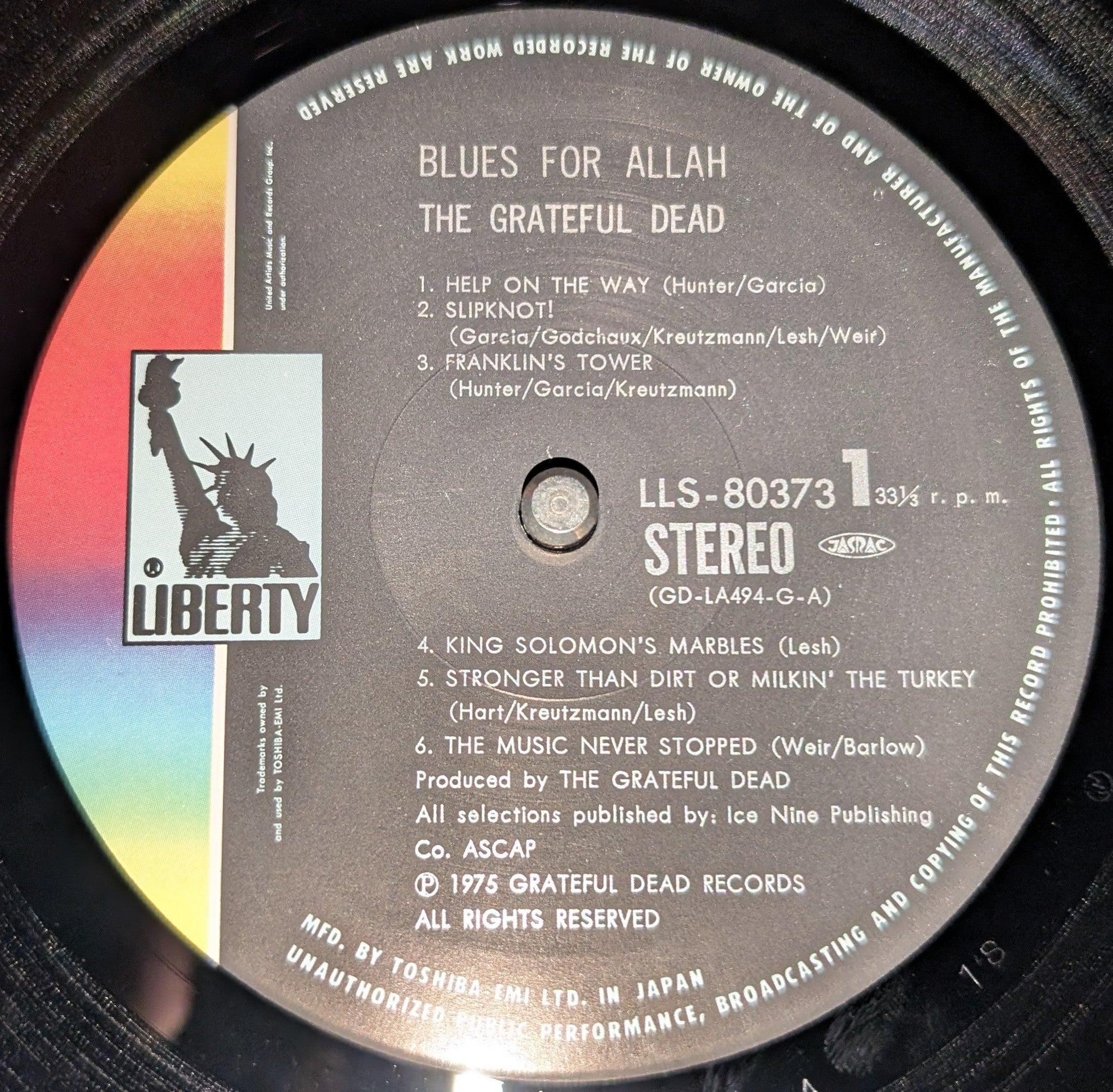 The Grateful Dead - Blues For Allah