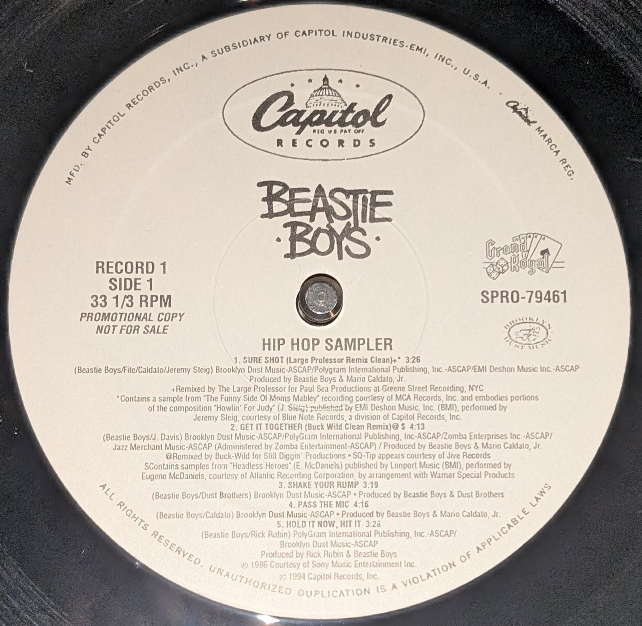 Beastie Boys - Hip Hop Sampler