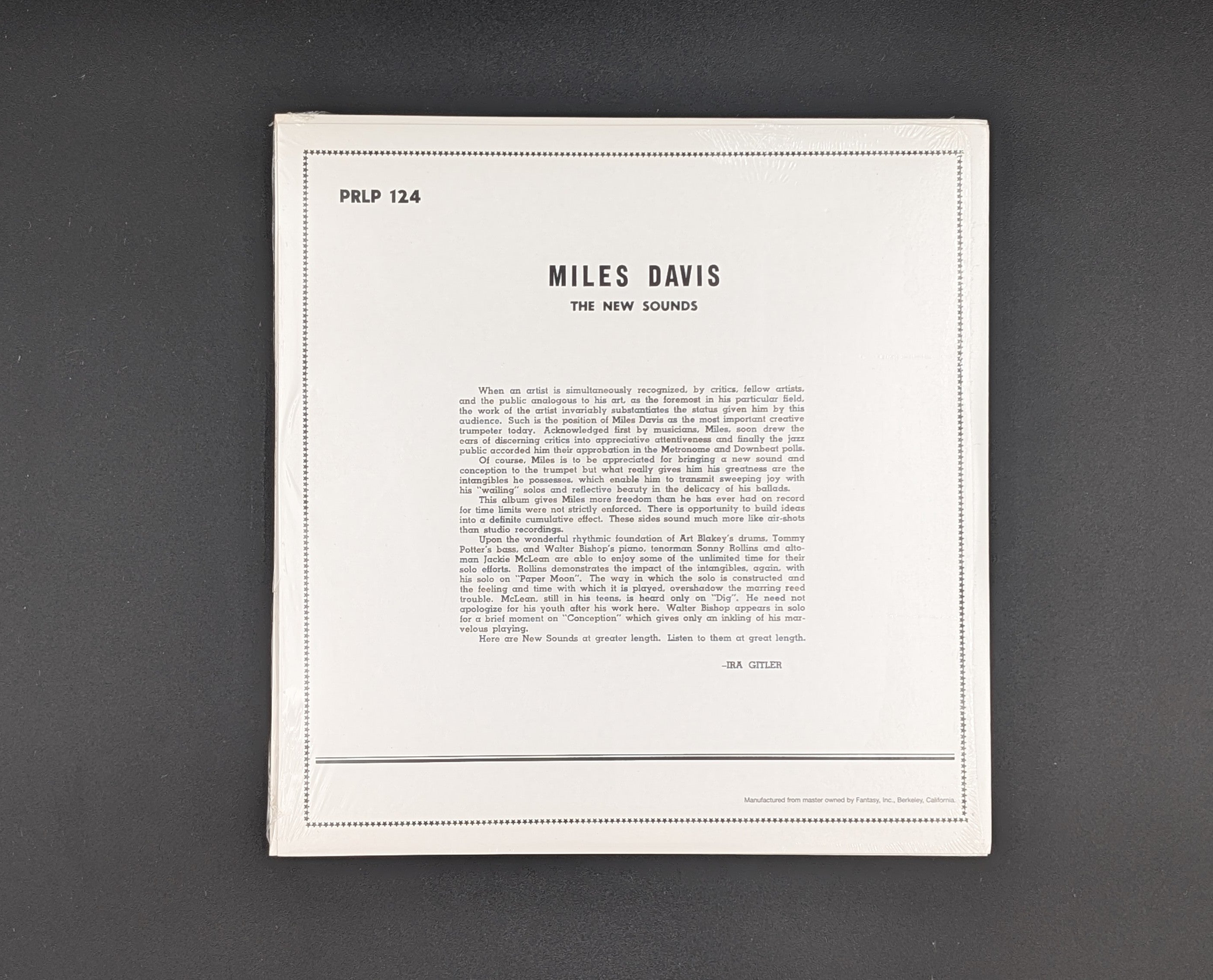 Miles Davis - The New Sounds (10")