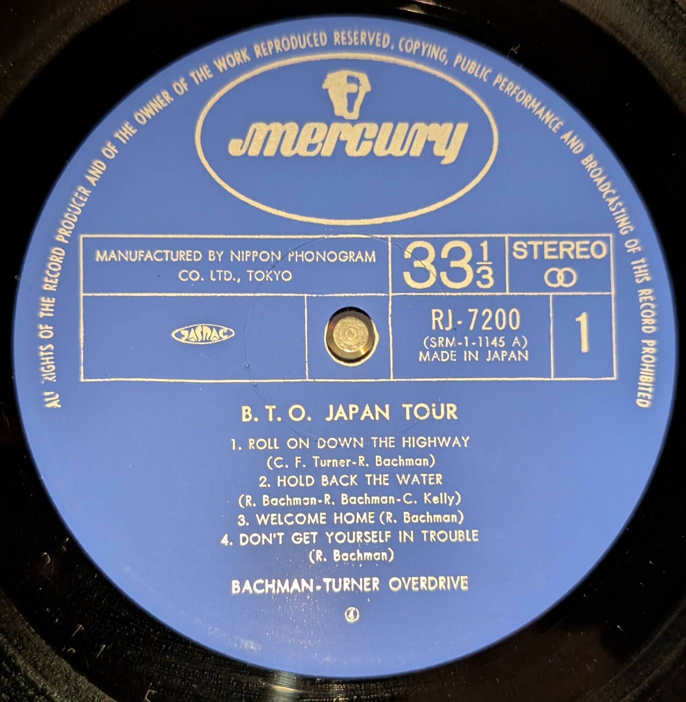 Bachman-Turner Overdrive- B.T.O. Japan Tour