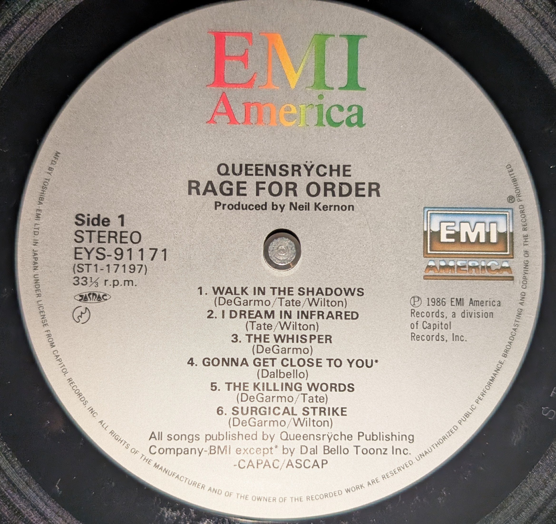 Queensrÿche - Rage For Order