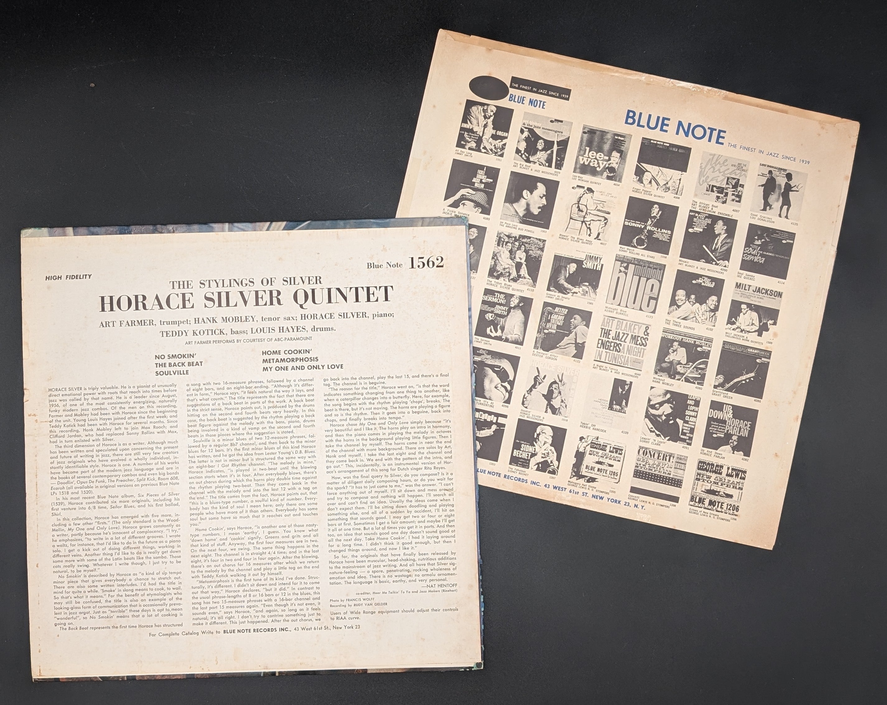 The Horace Silver Quintet - The Stylings Of Silver (U.S.)