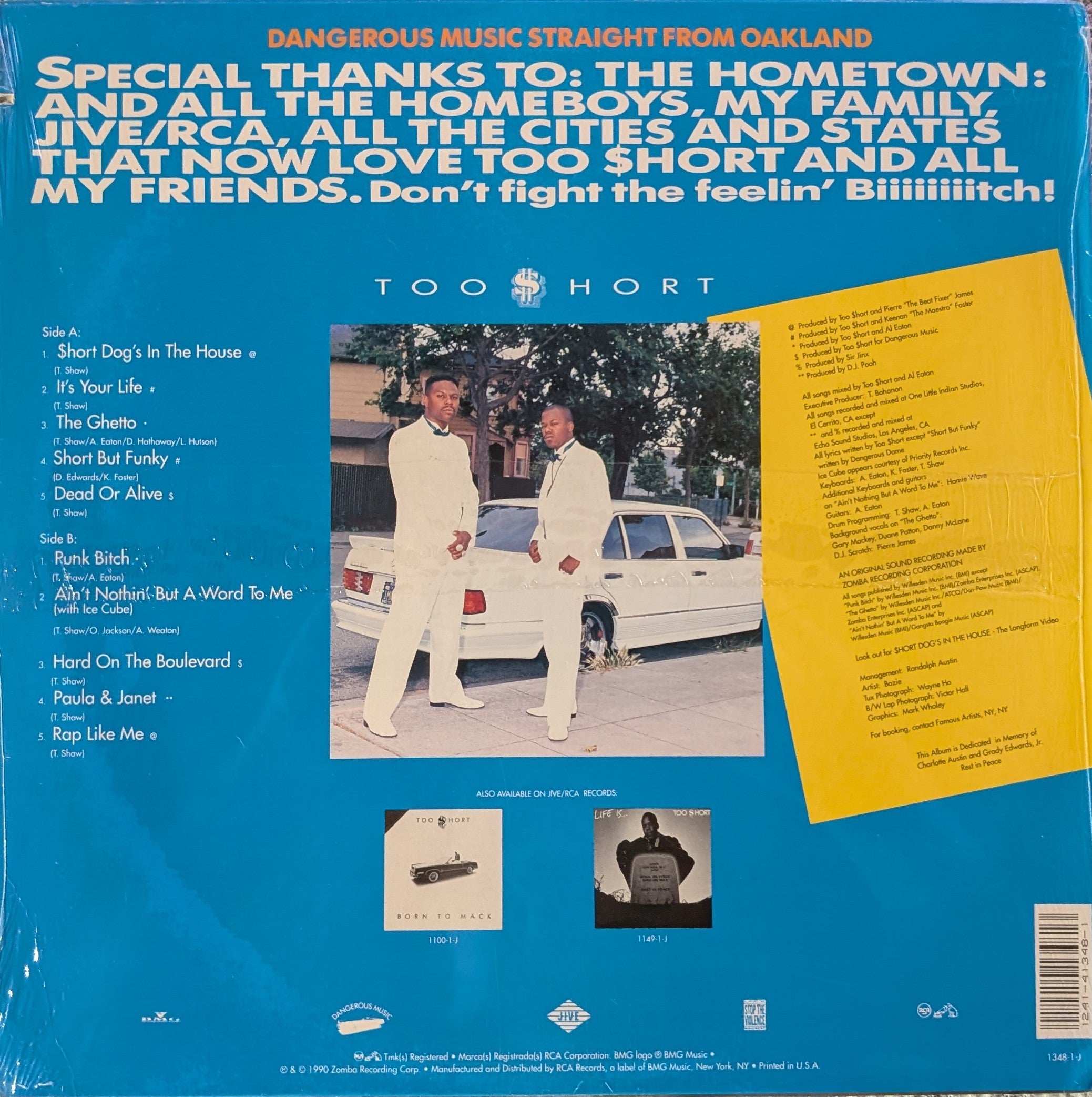 Too Short - Short Dog's In The House (Sealed Vintage)