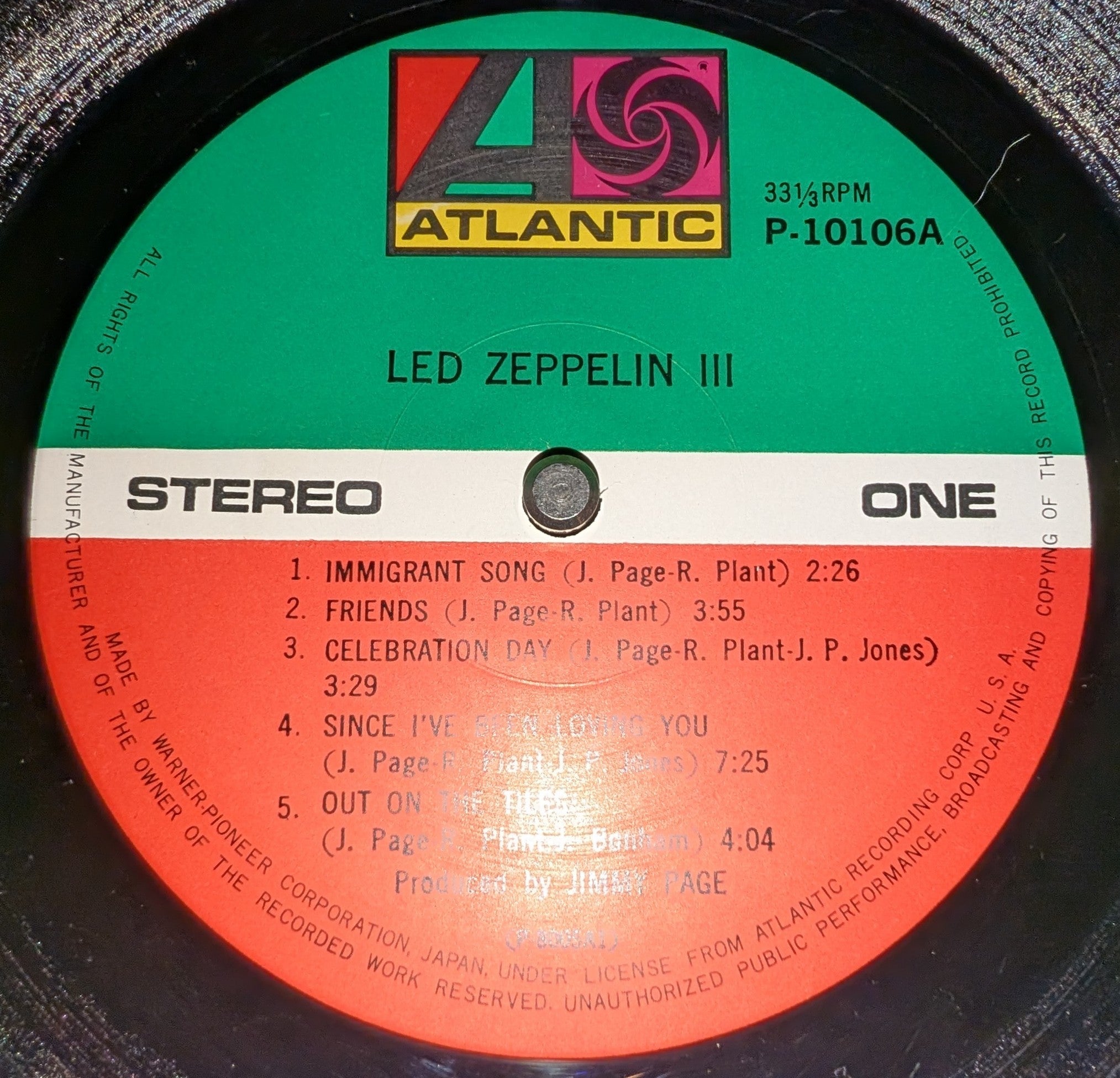 Led Zeppelin - Led Zeppelin III レッド・ツェッペリン III