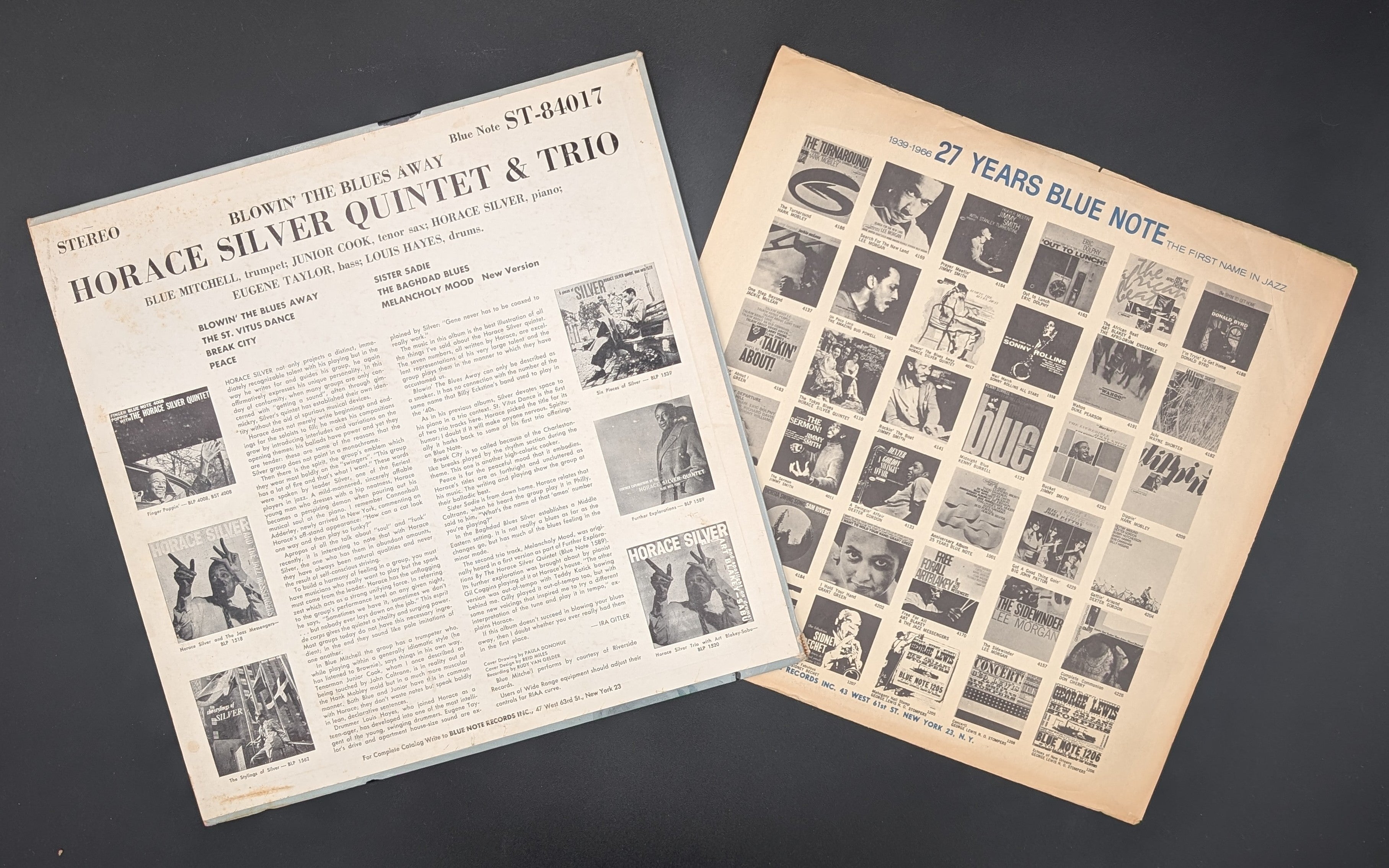 The Horace Silver Quintet & The Horace Silver Trio - Blowin' The Blues Away (U.S.)