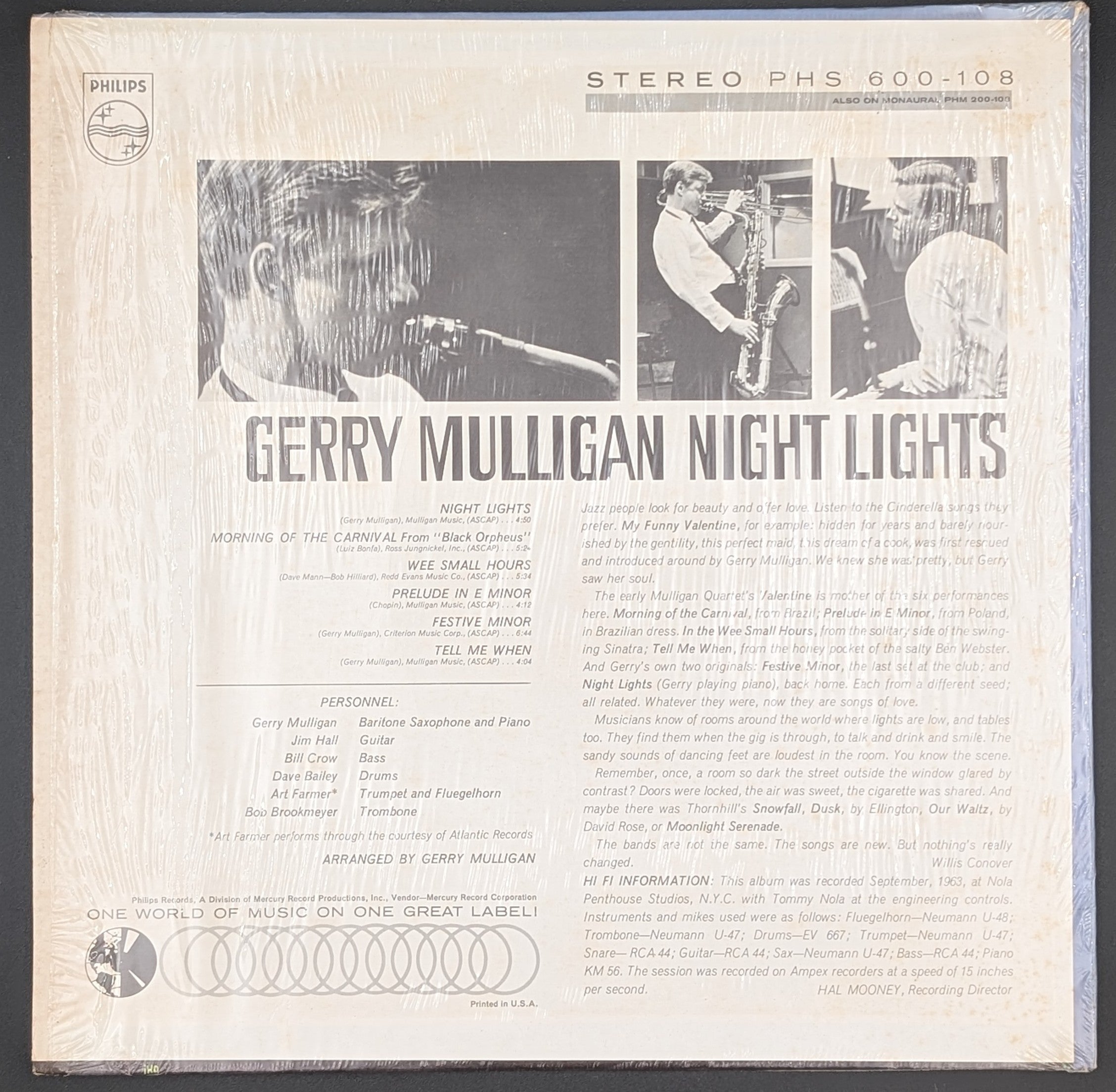 Gerry Mulligan - Night Lights (U.S.)