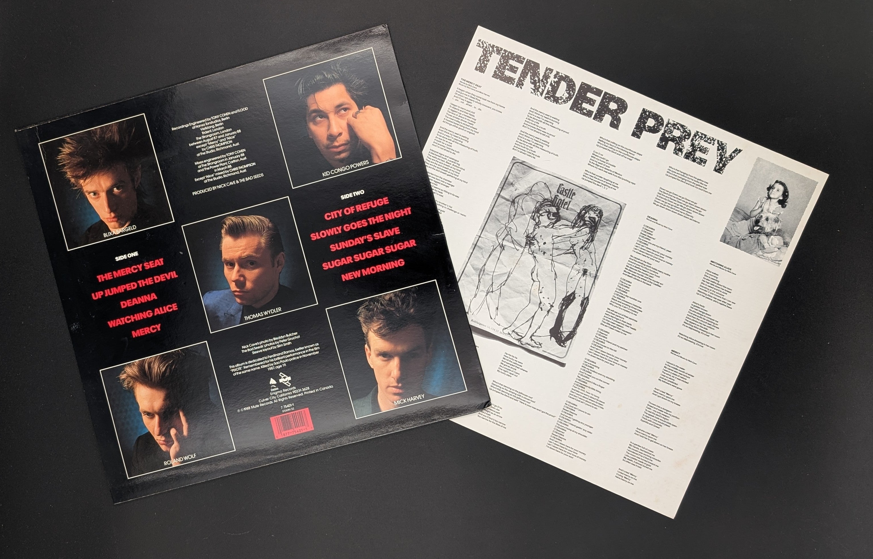 Nick Cave & The Bad Seeds - Tender Prey * Sold *