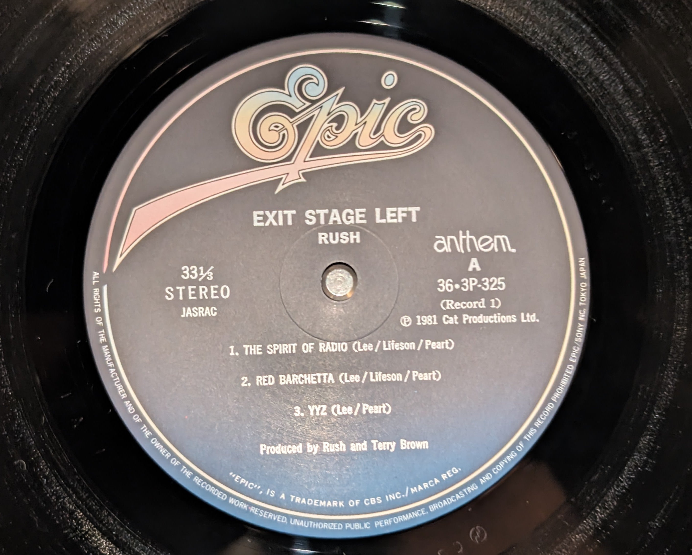 Rush - Exit...Stage Left