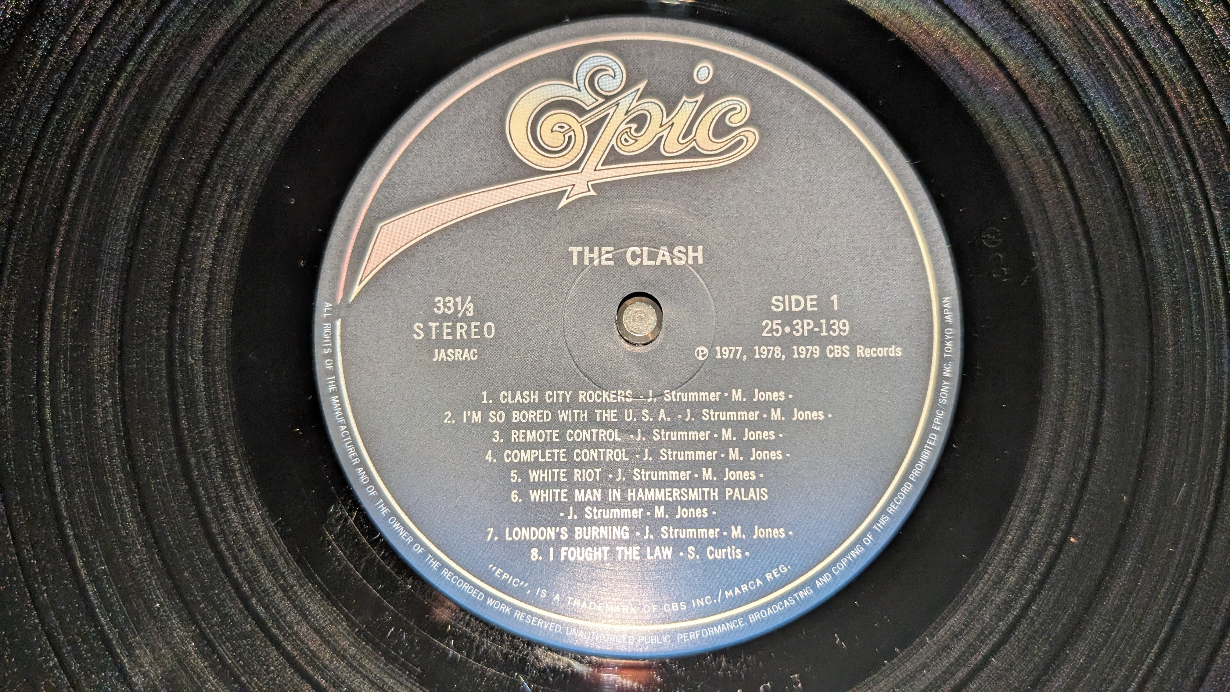 The Clash - Pearl Harbour '79 ** Sold **