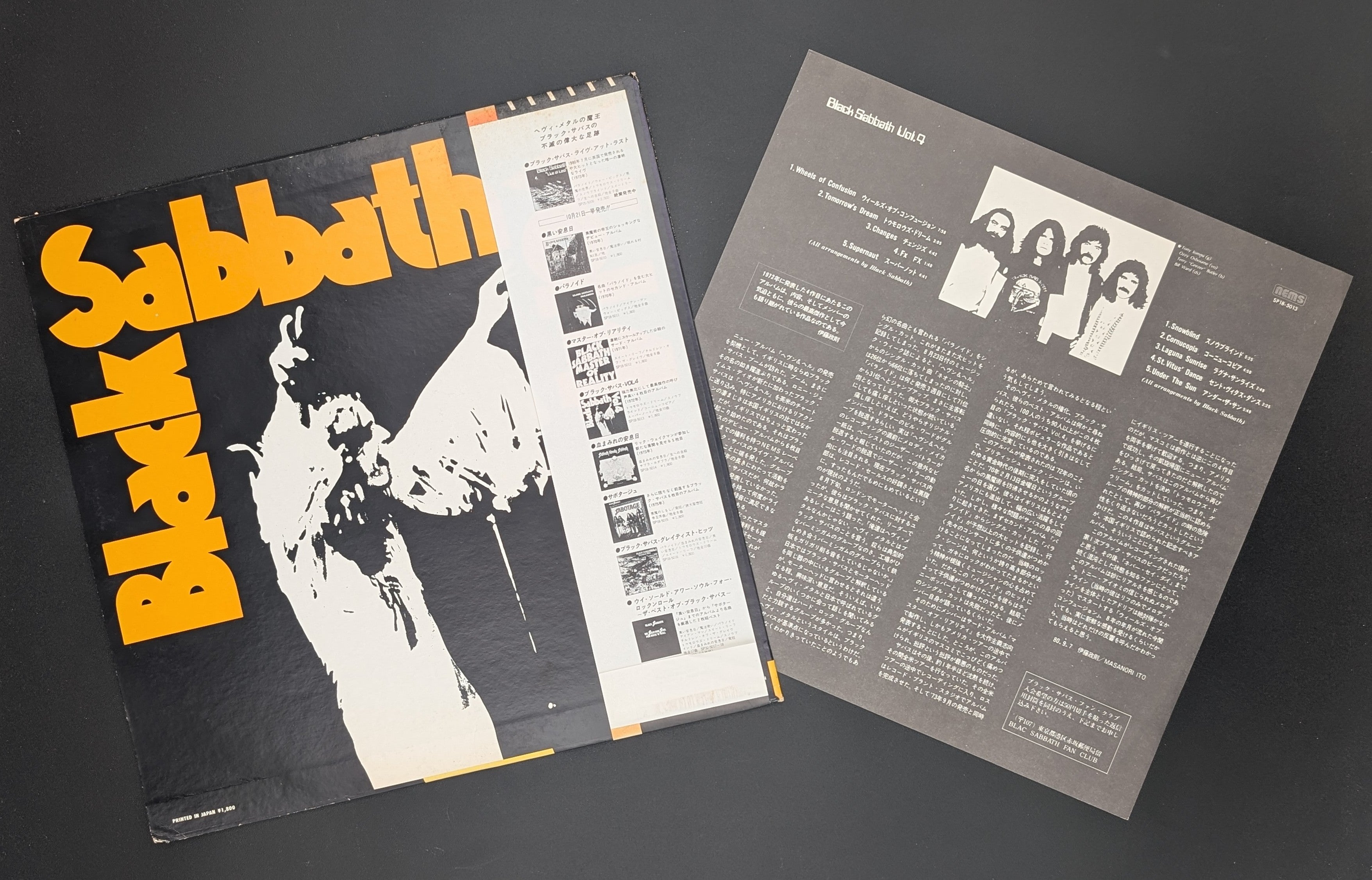 Black Sabbath - Black Sabbath Vol 4 ** Sold **