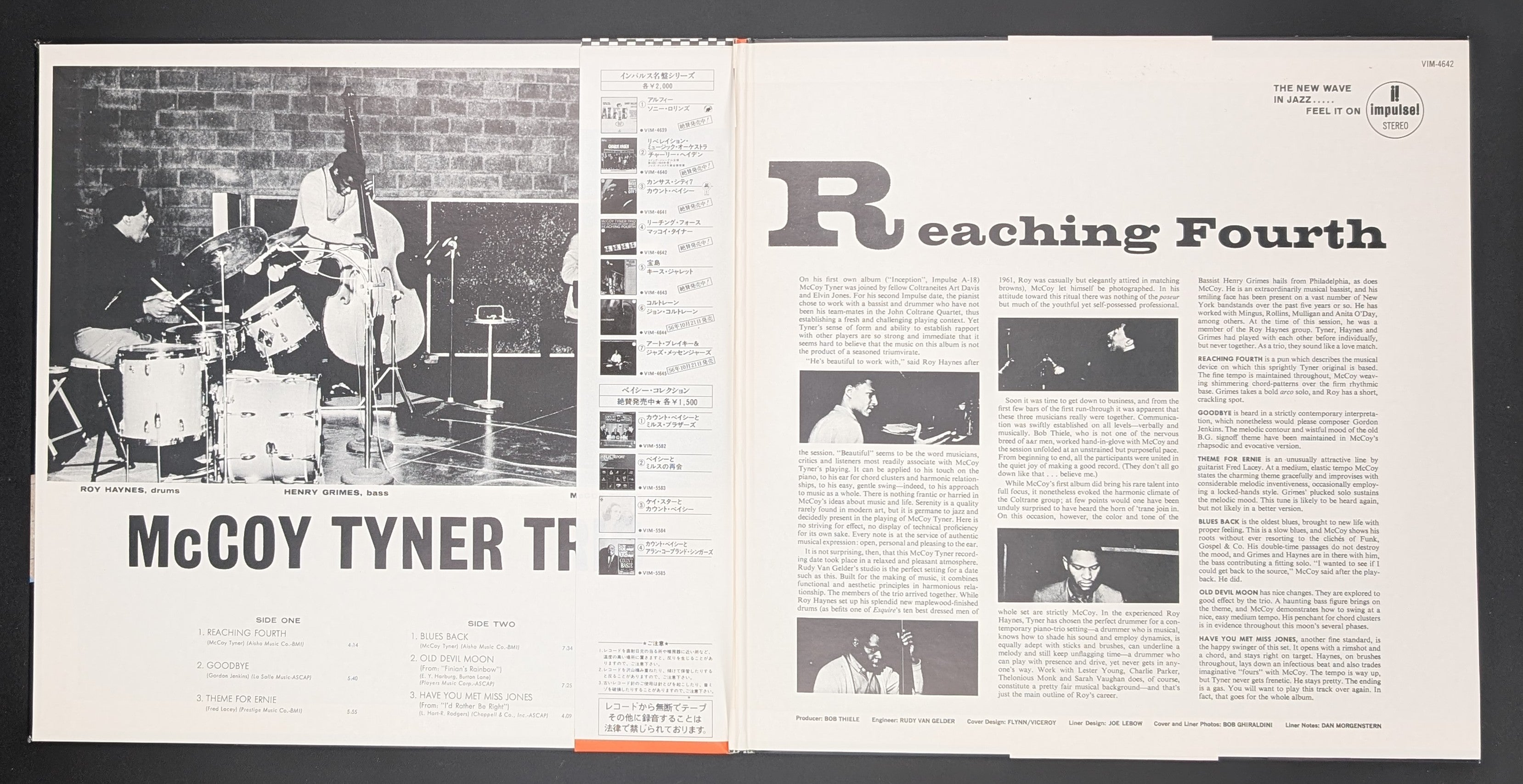 McCoy Tyner Trio With Roy Haynes And Henry Grimes - Reaching Fourth